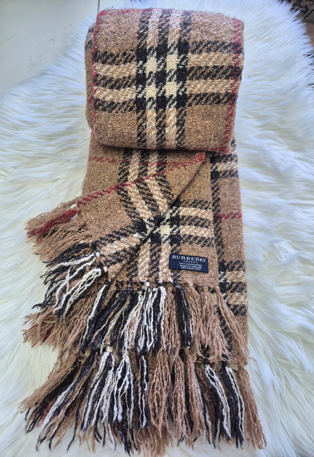 (정품)버버리 클래식 체크 램스울 머플러 #최상급 상품이미지1