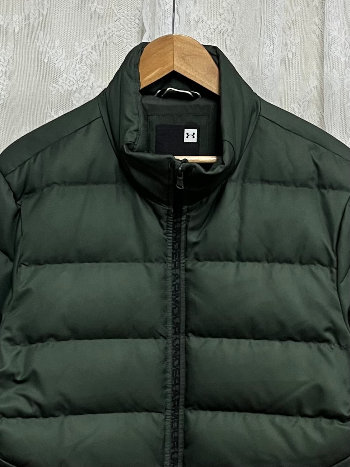 XXL) 언더아머 덕다운 패딩 점퍼 그린 상품이미지3