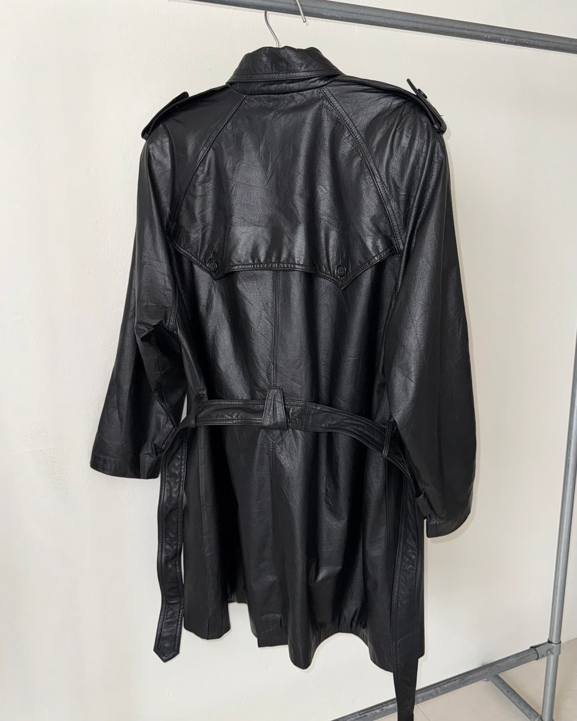 빈티지 소가죽 트렌치 상품이미지6