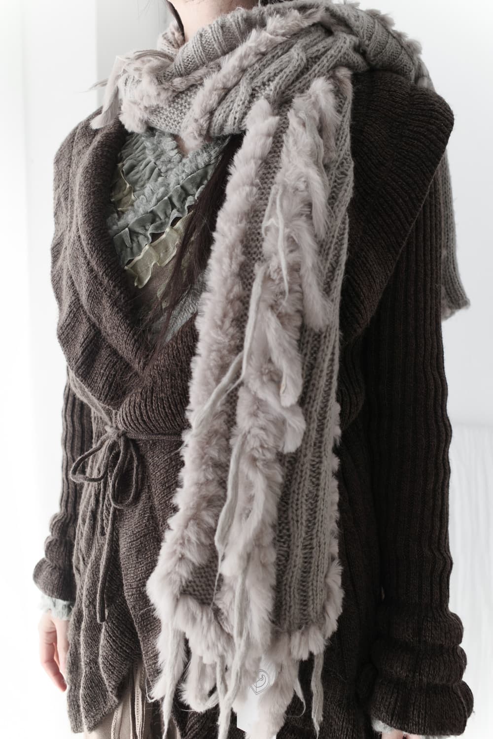 grunge fur muffler 상품이미지7