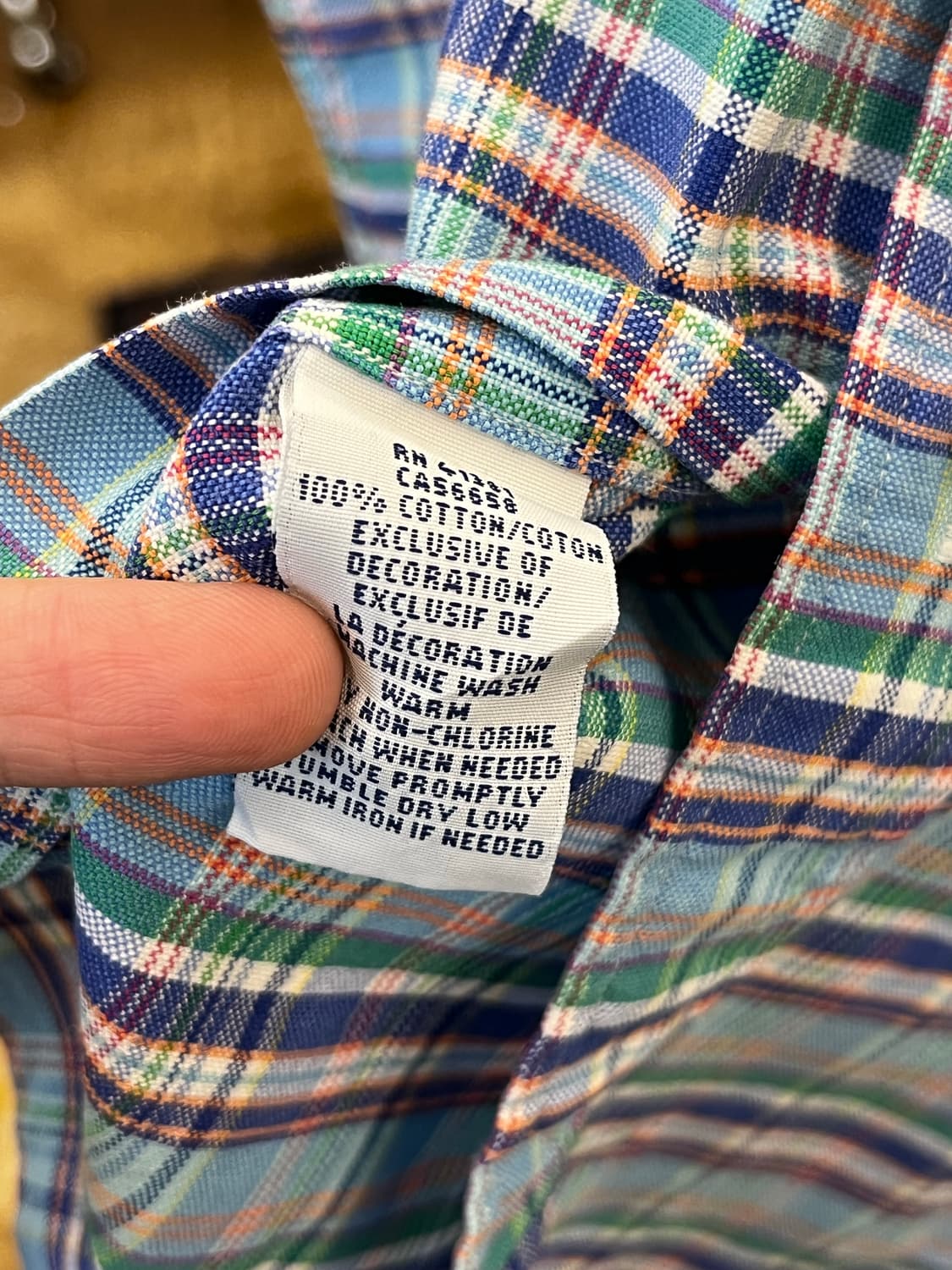 폴로 랄프 로렌 체크 셔츠 멀티 상품이미지8