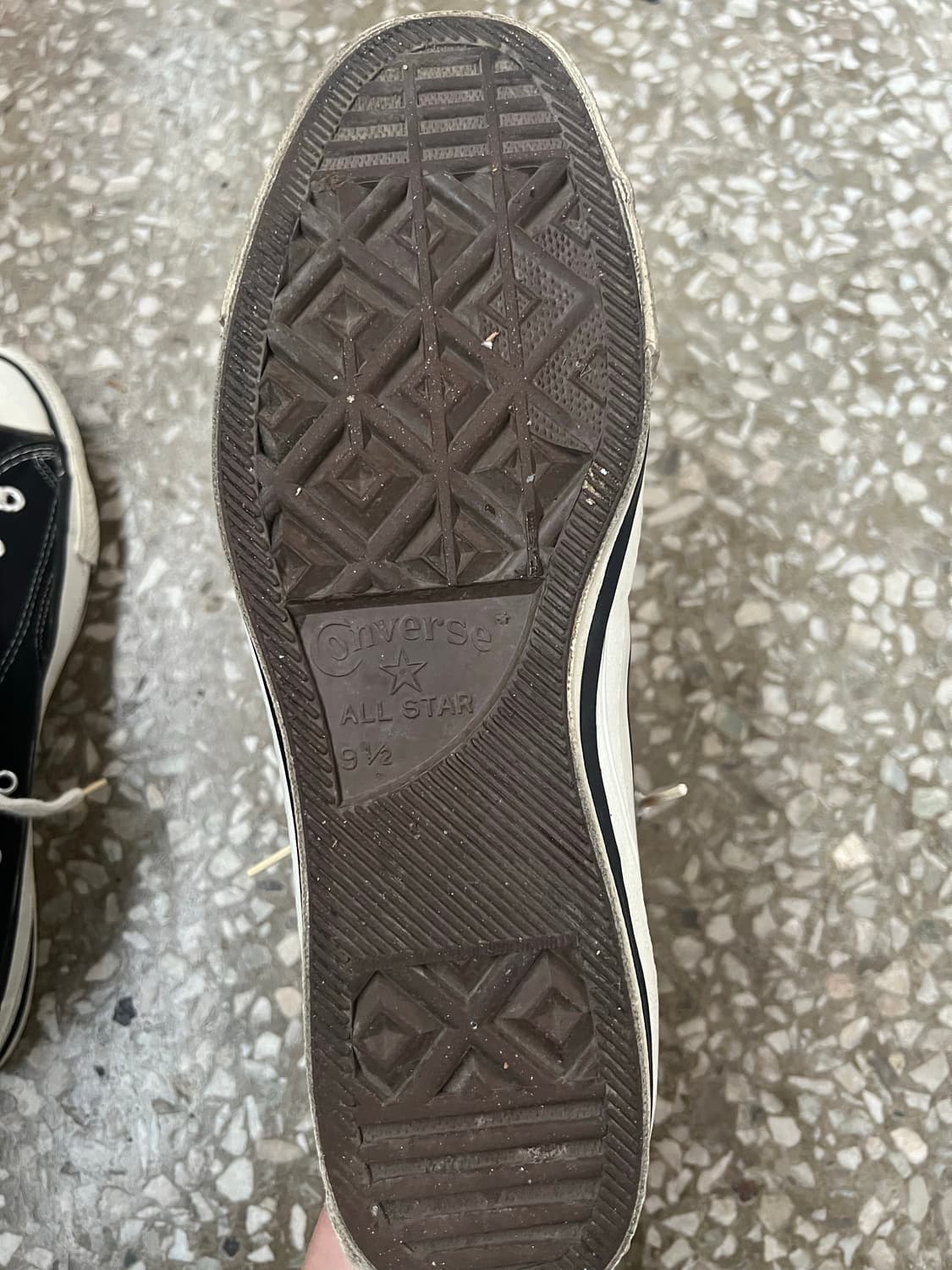 80s 빈티지 컨버스 275사이즈 블랙 9.5 상품이미지8