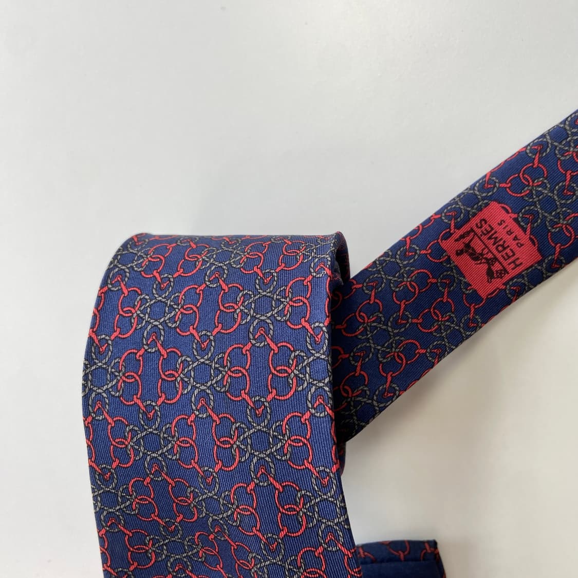 에르메스 명품 정품넥타이(HERMES) 8.3cm 상품이미지4