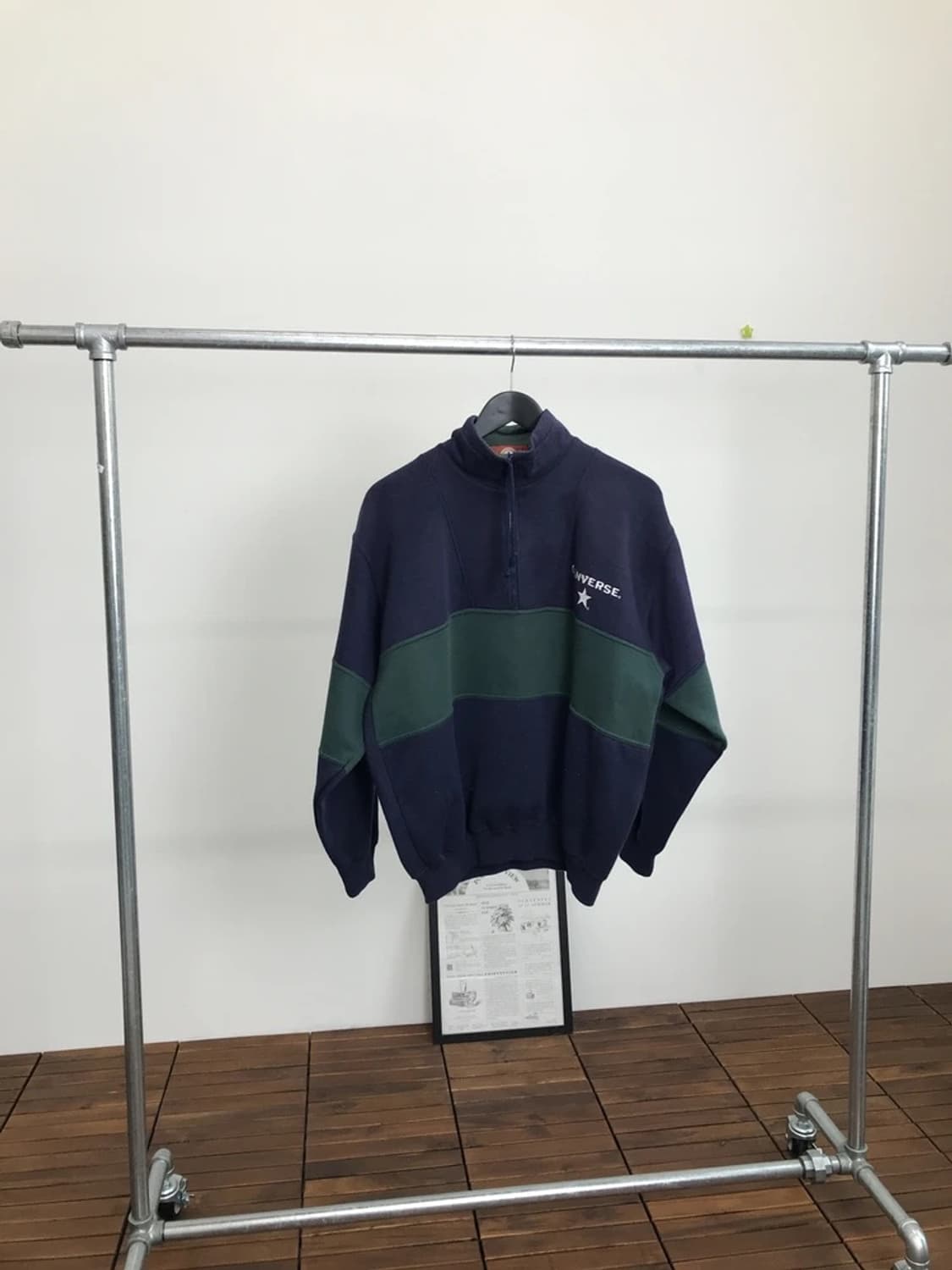 Converse Colorblock Half Zip Sweatshirt 상품이미지3