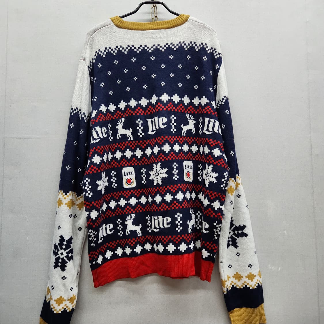 밀러라이트 한정판 크리스마 니트 L(XL) 상품이미지4