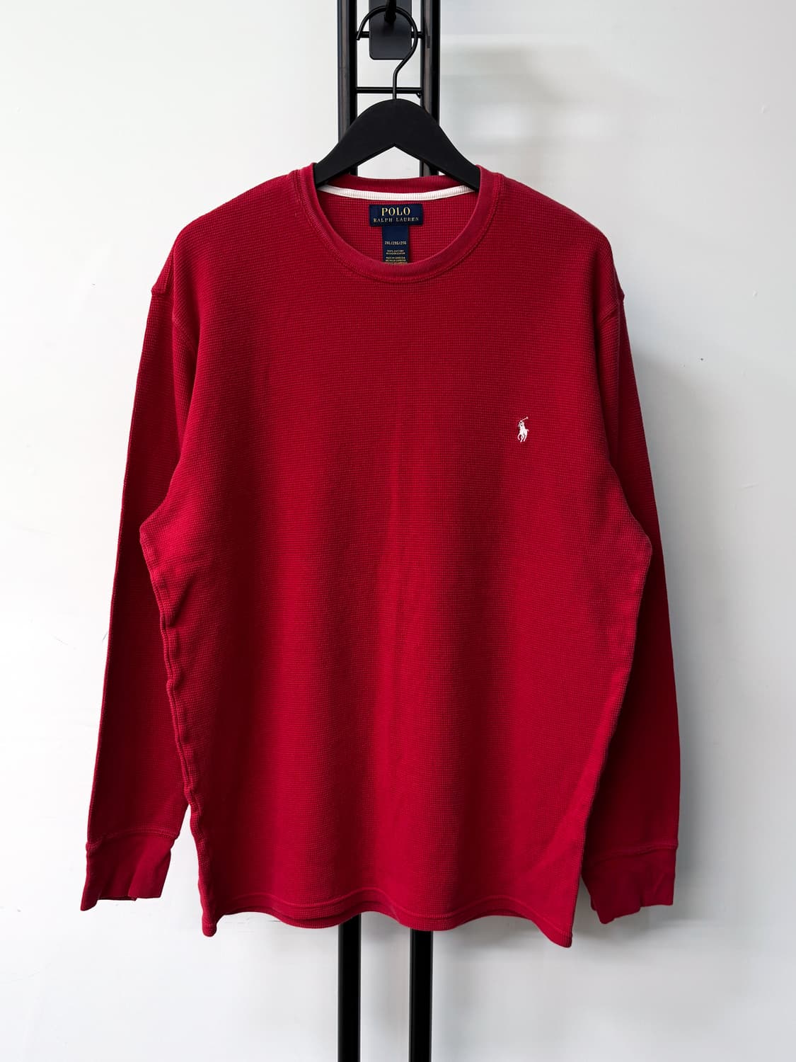 폴로 랄프로렌 워시드 레드 롱슬리브 상품이미지1