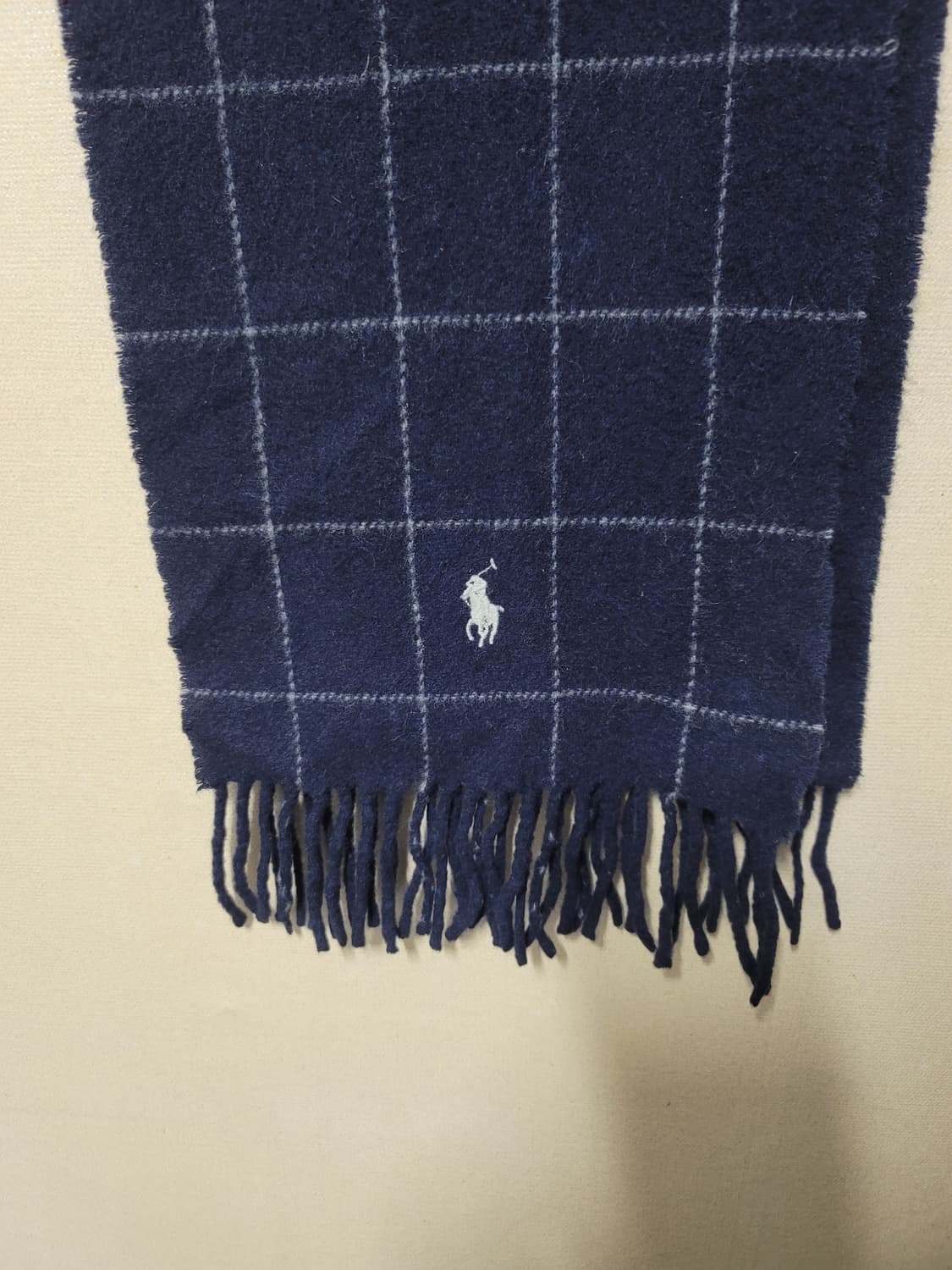 폴로 리버시블 울 체크 머플러 상품이미지4