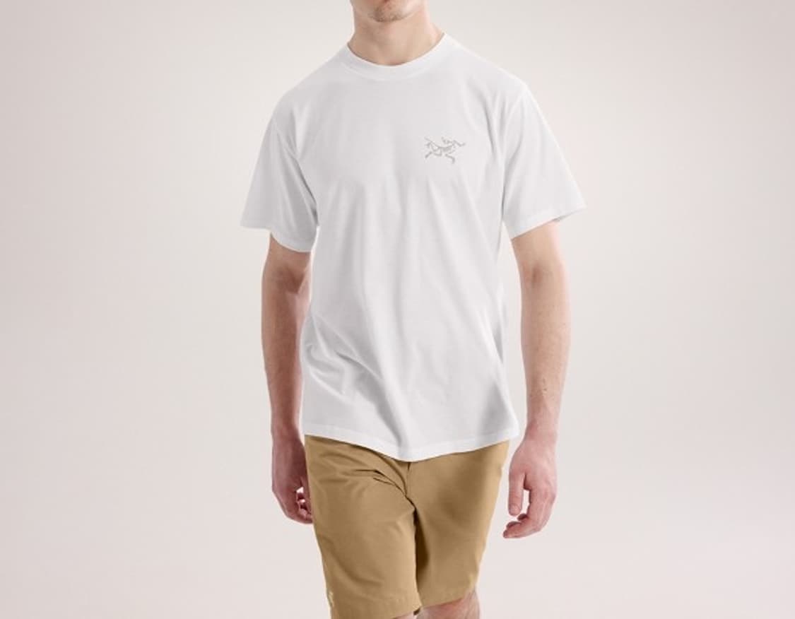 아크테릭스 Kragg SL Cotton SS M 반팔티(블랙, 화이트) 상품이미지1