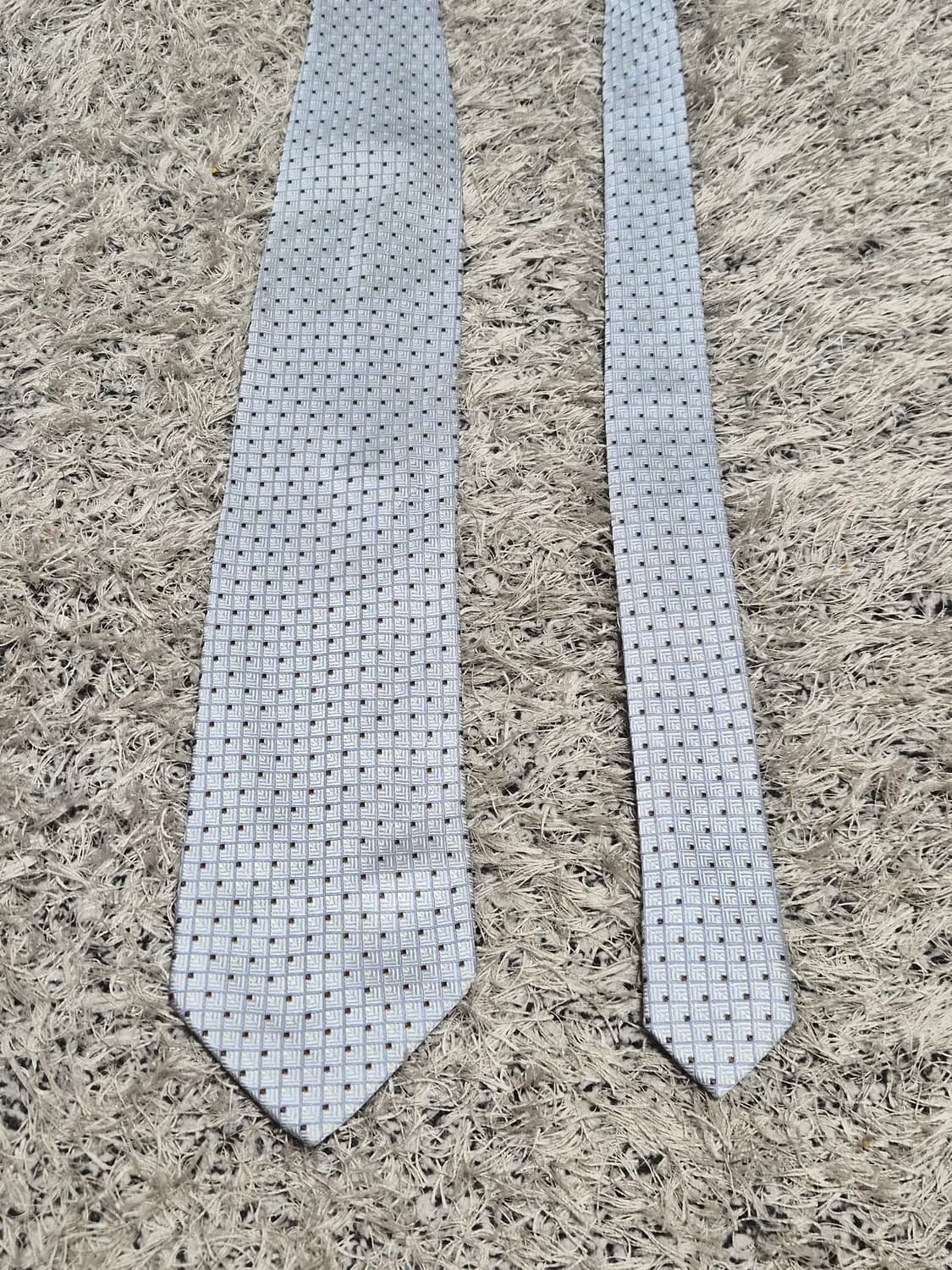 에르메네질도제냐Zegna 패턴 넥타이 Free - N33 상품이미지5