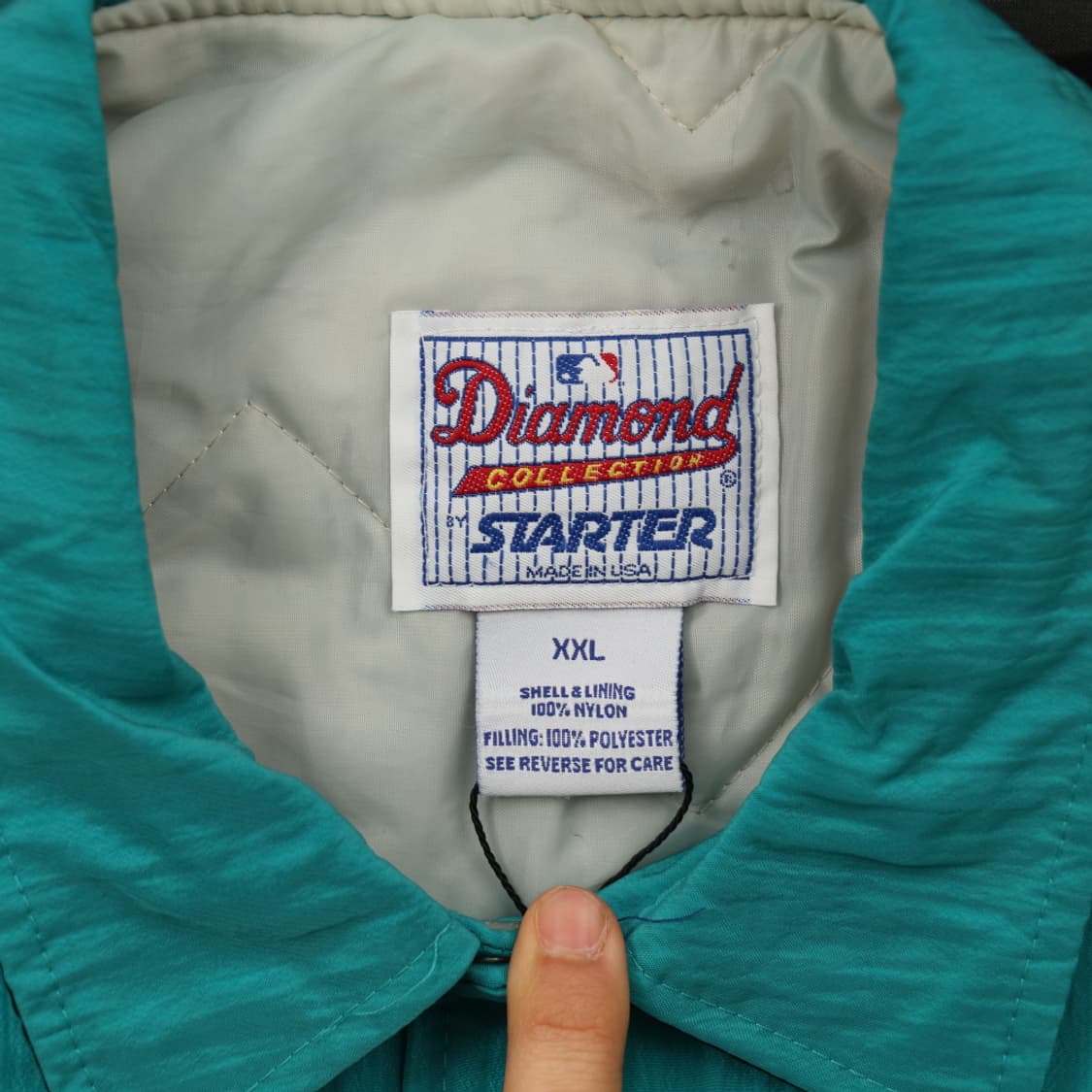 90S 스타터 플로리다 말린스 봄버 자켓 3XL B17 상품이미지4