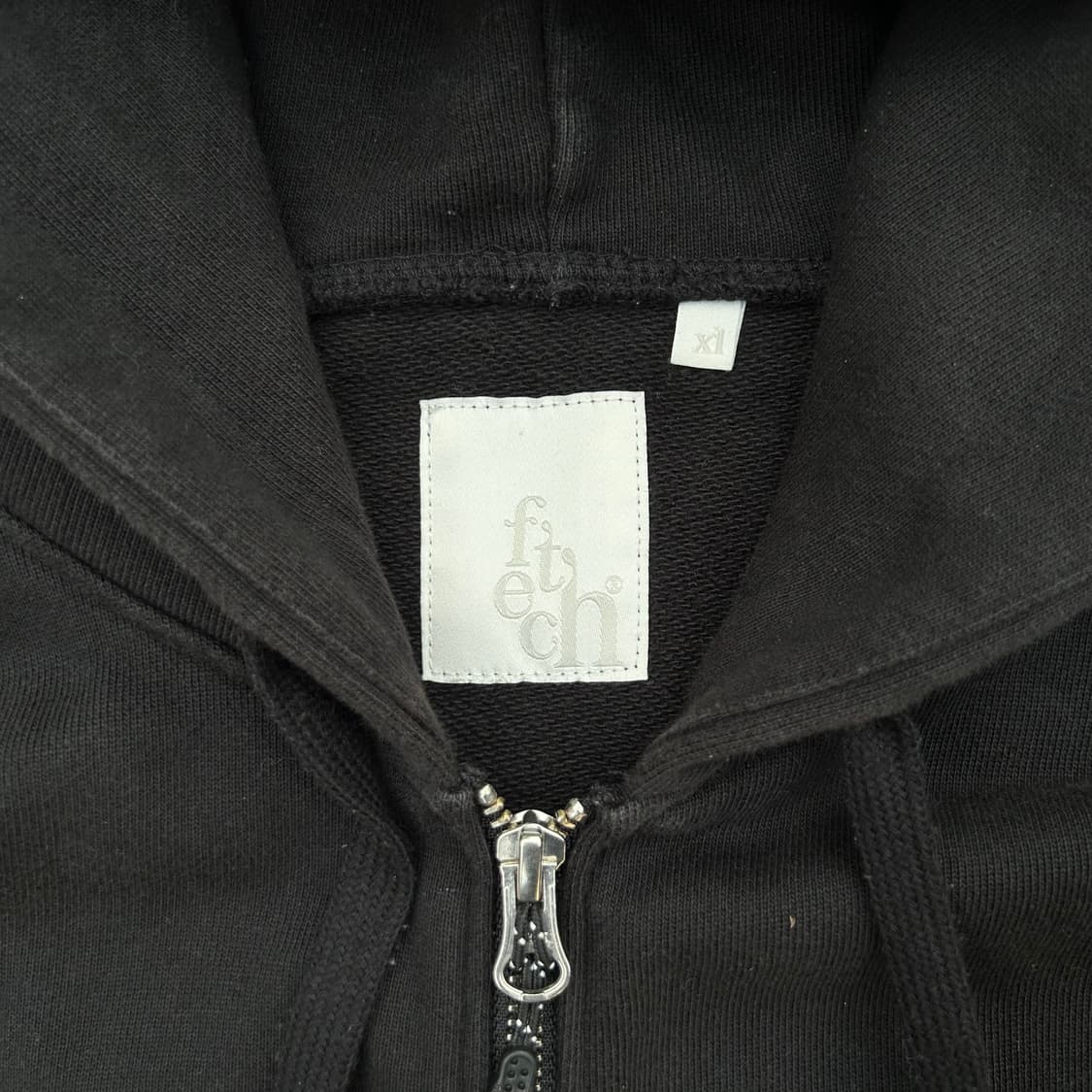 패치 스터드 후드 집업 블랙 XL  상품이미지6