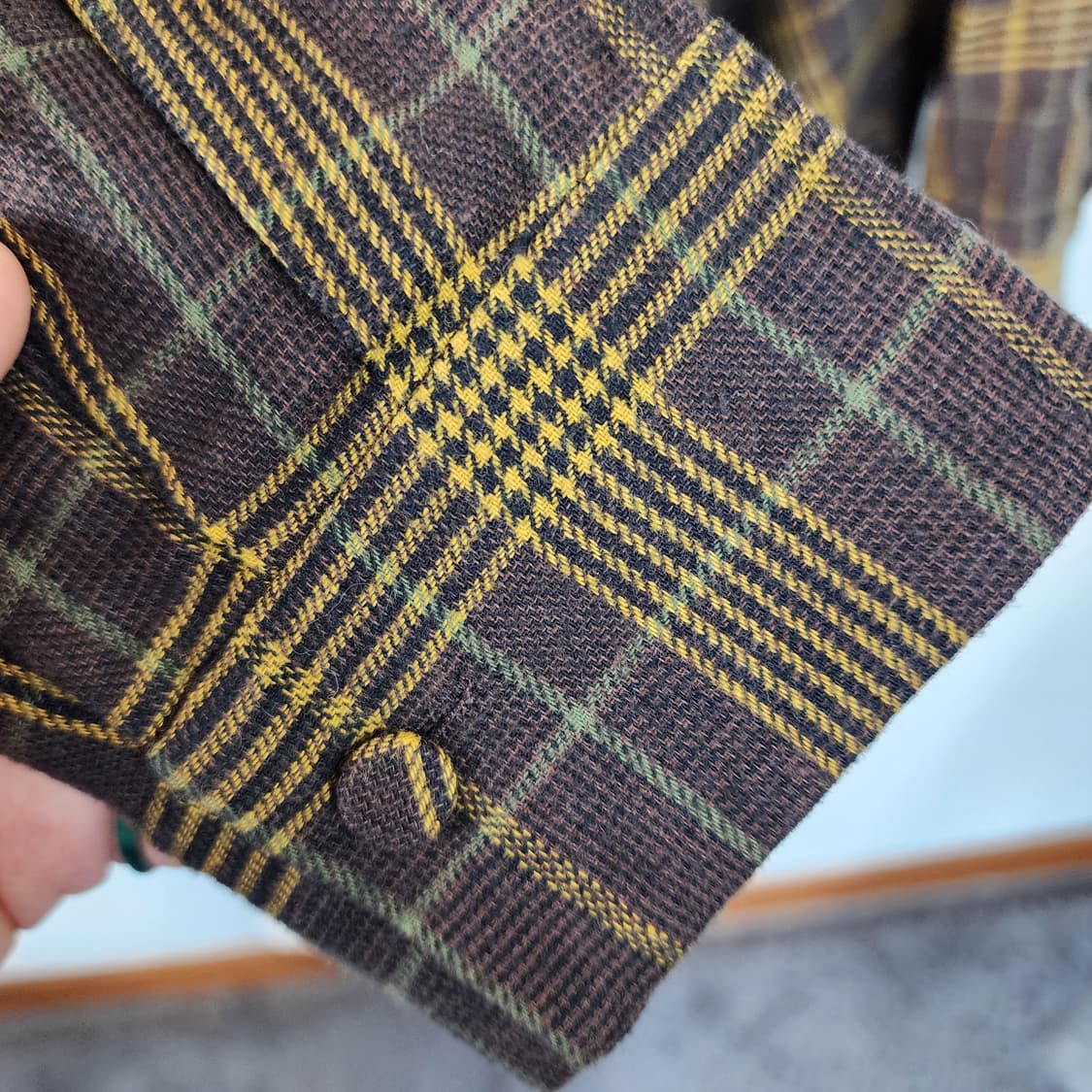 라인 체크 롱 원피스 상품이미지8