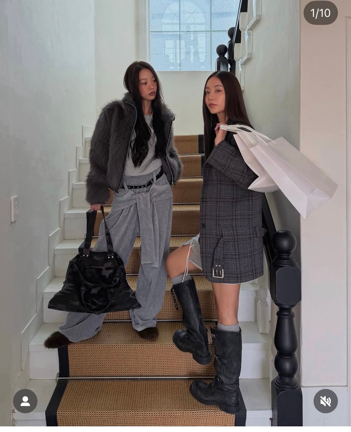 lcdc 엘씨디씨 퍼 집업 그레이 -새제품 상품이미지9