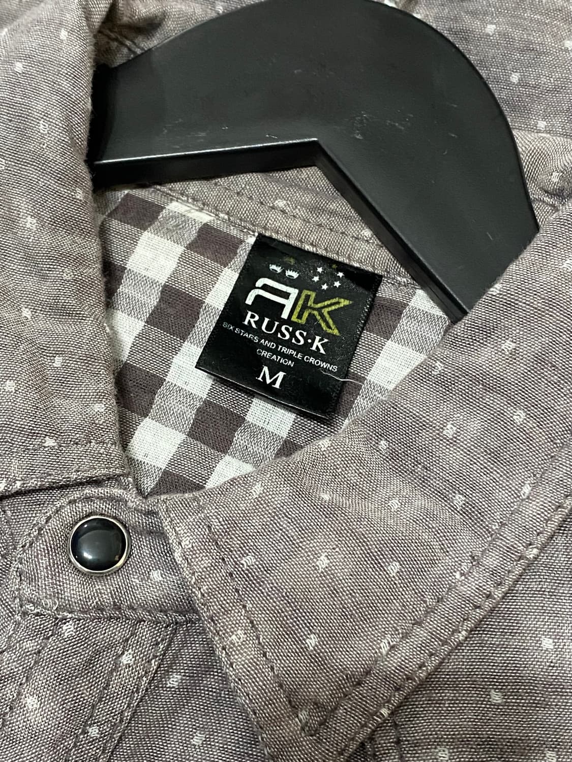 Russ K 도트 웨스턴 셔츠 상품이미지6