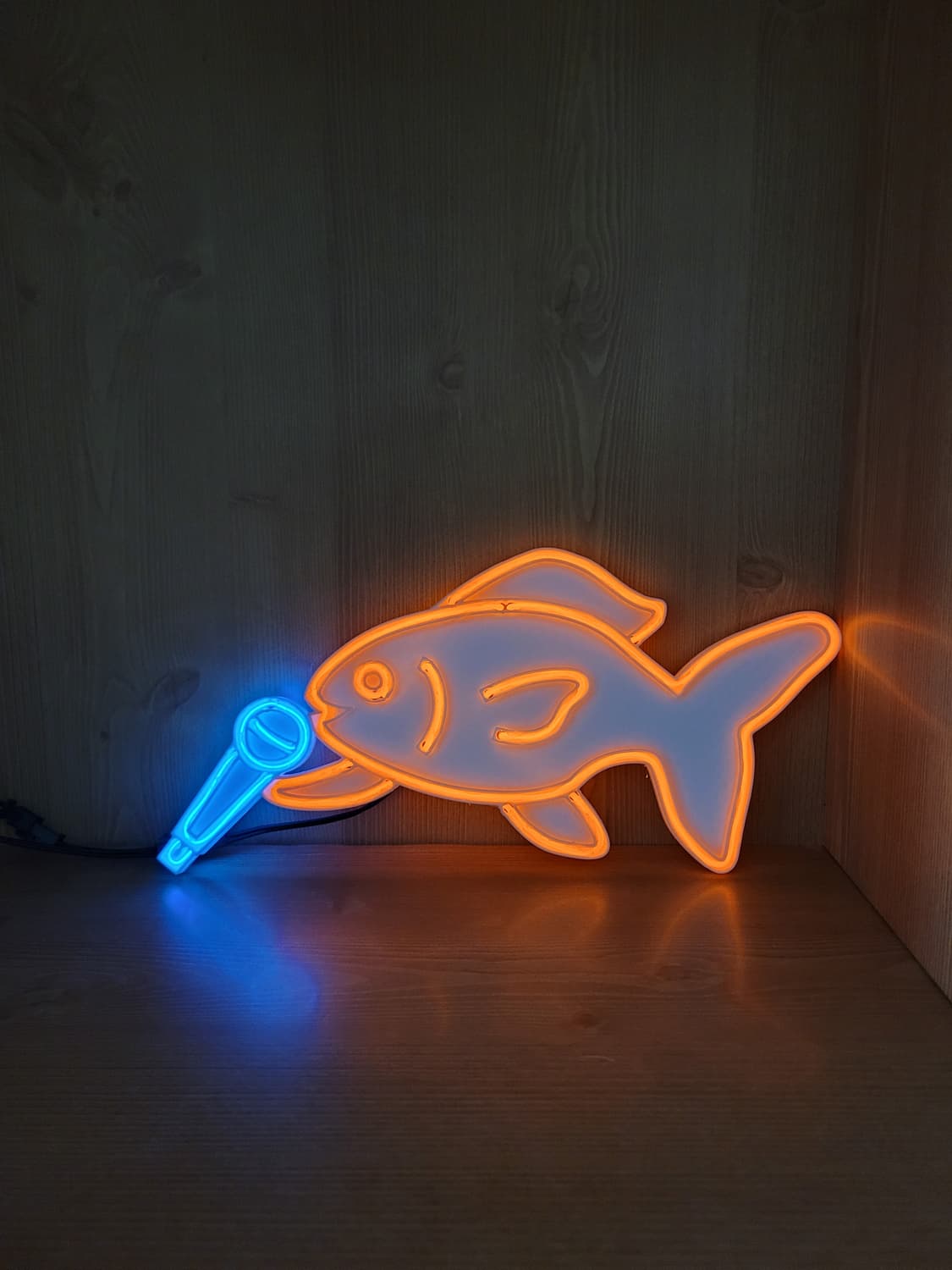 금붕어 노래 네온사인 led 램프 무드등 조명 상품이미지5