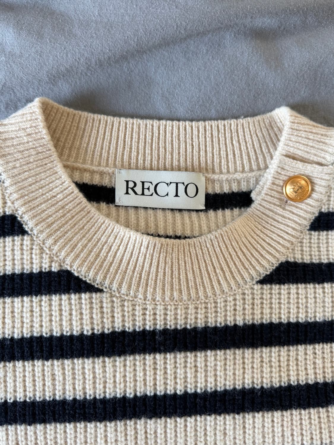 렉토 프렌치 스트라이프니트 L 상품이미지3