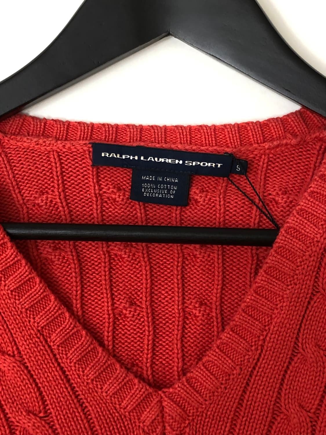 Ralph Lauren Sport 랄프로렌 스포츠 코랄 V넥 니트 상품이미지5