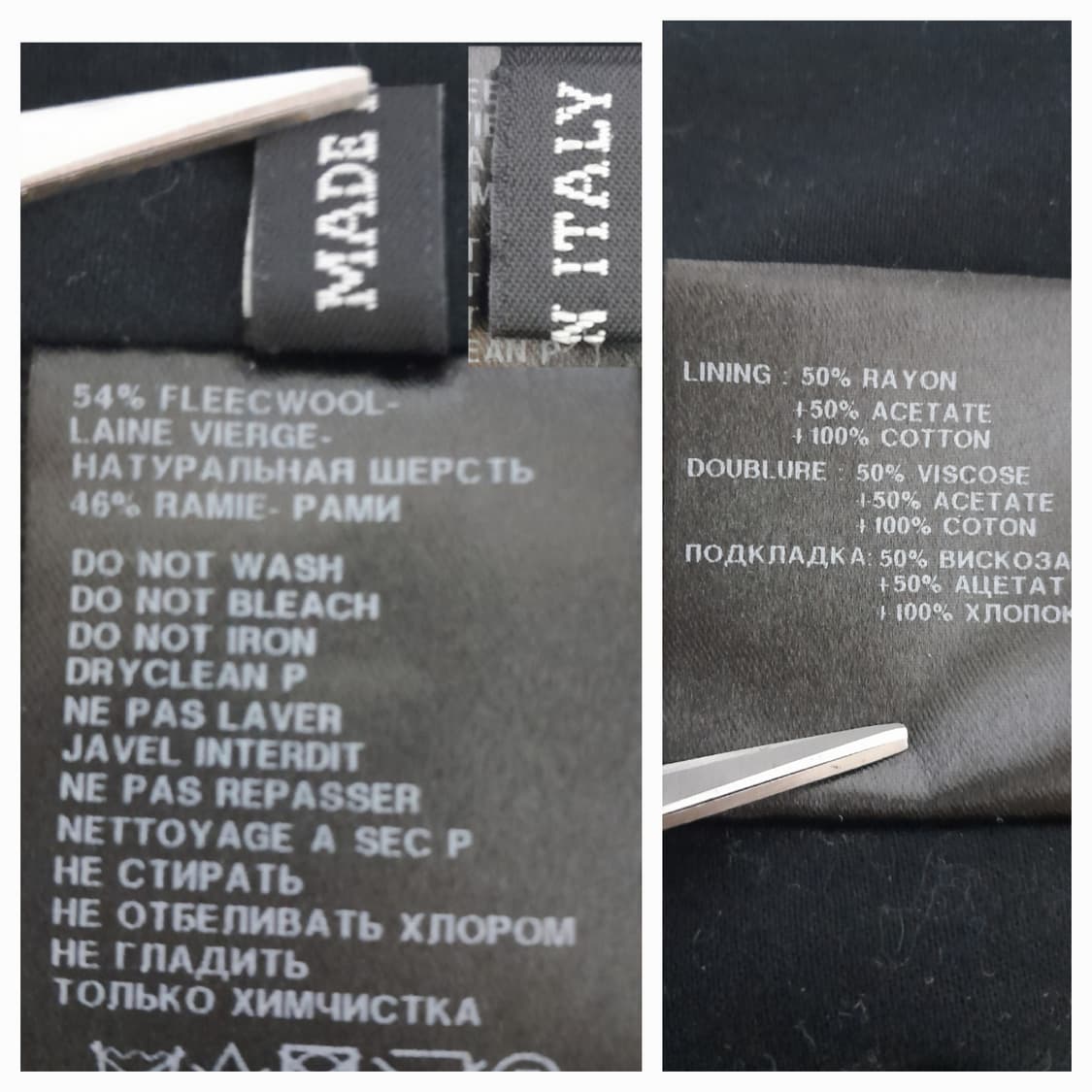 앤드뮐미스터 블랙 밀리터리 울 테일러링 자켓 S/97정도 상품이미지10