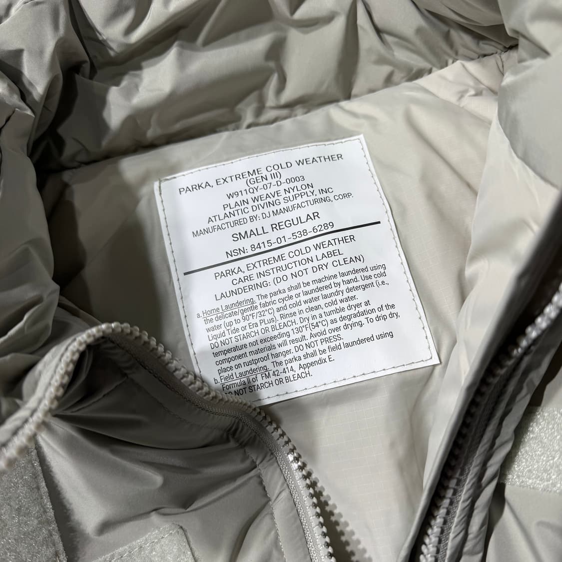 (새상품) 밀리터리 GEM3 몬스터 레벨파카 (S/M) 상품이미지4