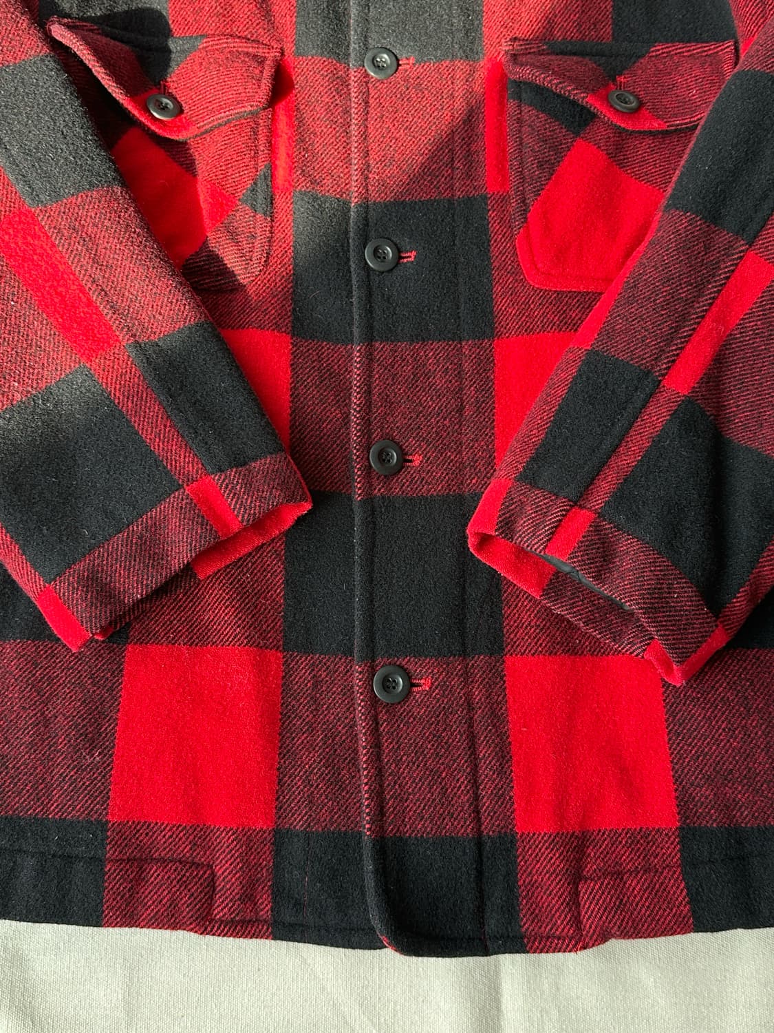 Lee 버팔로체크 90s 누빔 울자켓 100 상품이미지3