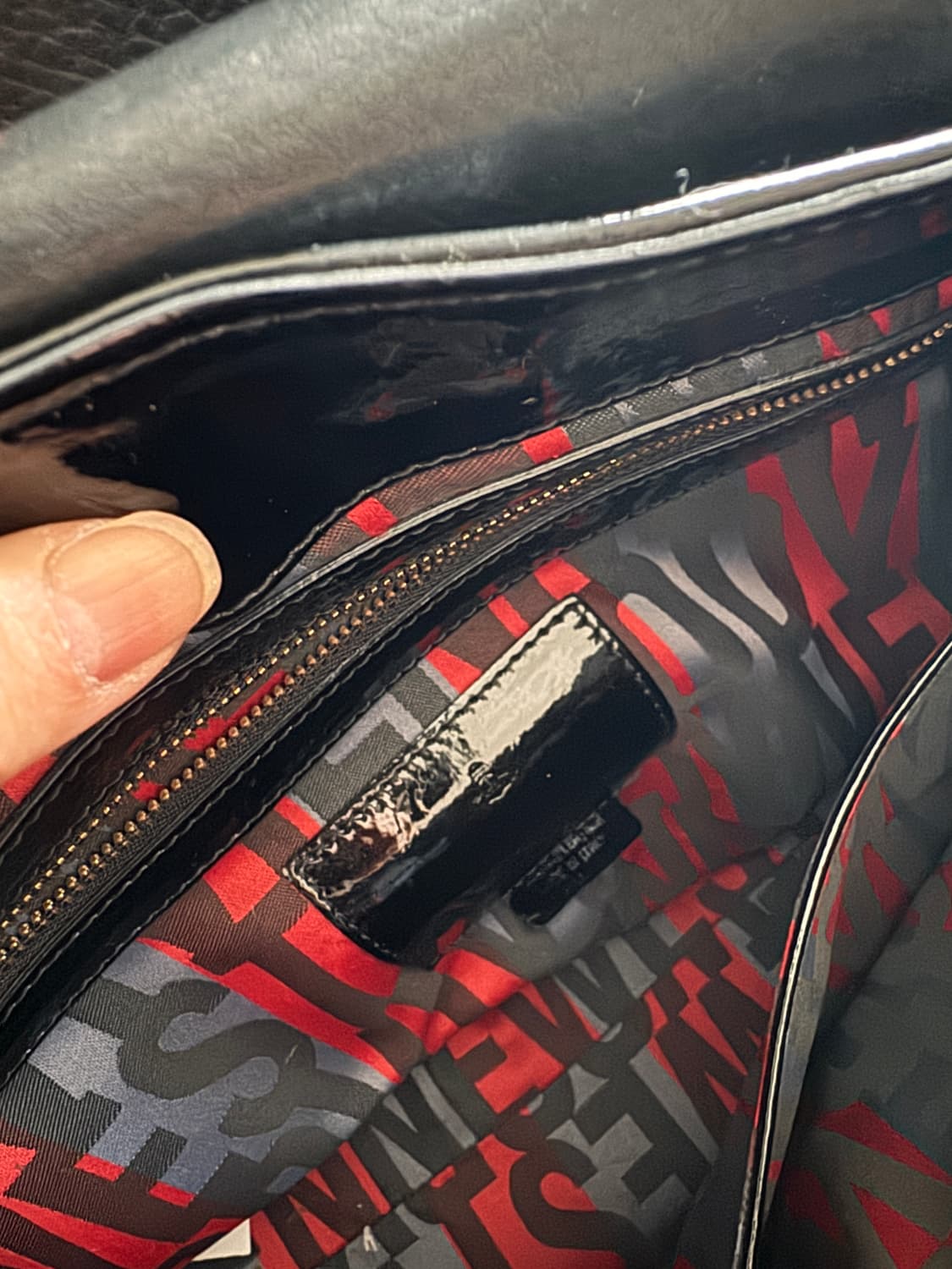 Vivienne Westwood 체인에나멜 숄더백  상품이미지3