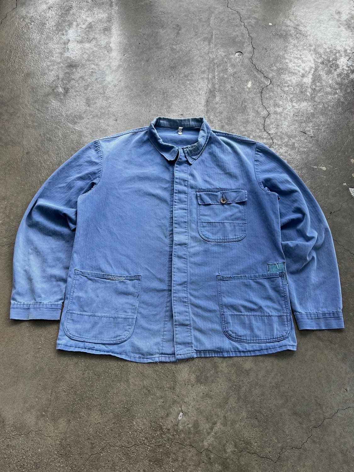 HARD FADED VINTAGE HBT 헤링본트윌 프렌치워크자켓 상품이미지1