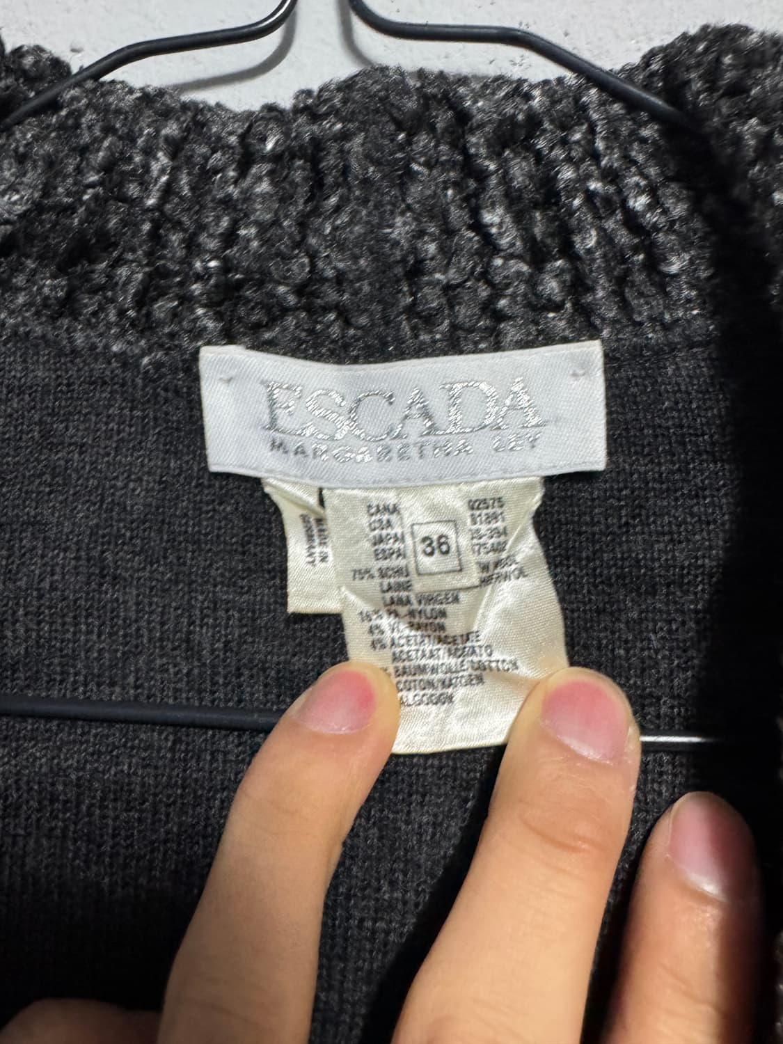 에스카다 숄카라 가디건 36 상품이미지3