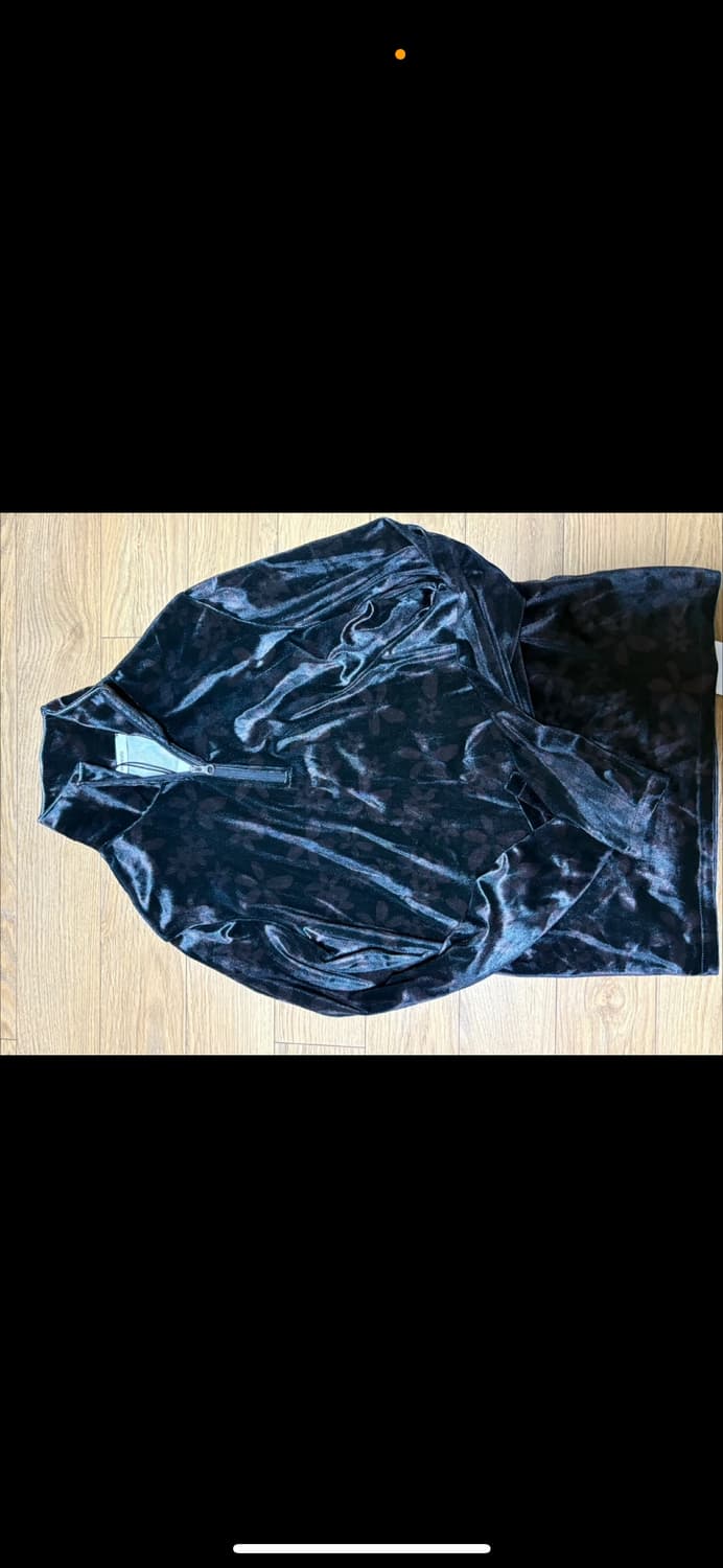 (새상품) 아모멘토 플라워 하프 집업 롱슬리브 상품이미지5