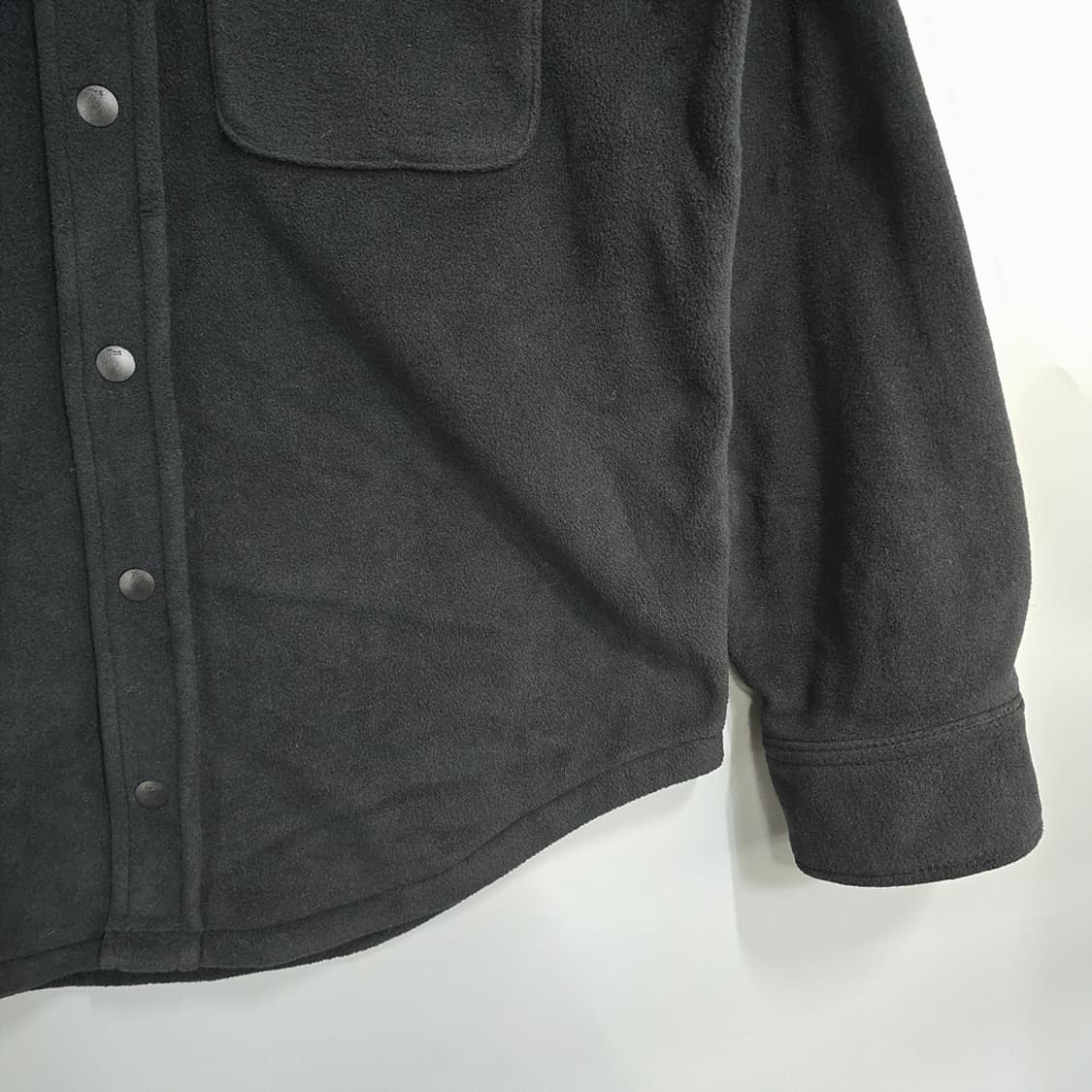 티엔에이(Tna) 플리스 셔츠 자켓 블랙 S 상품이미지3