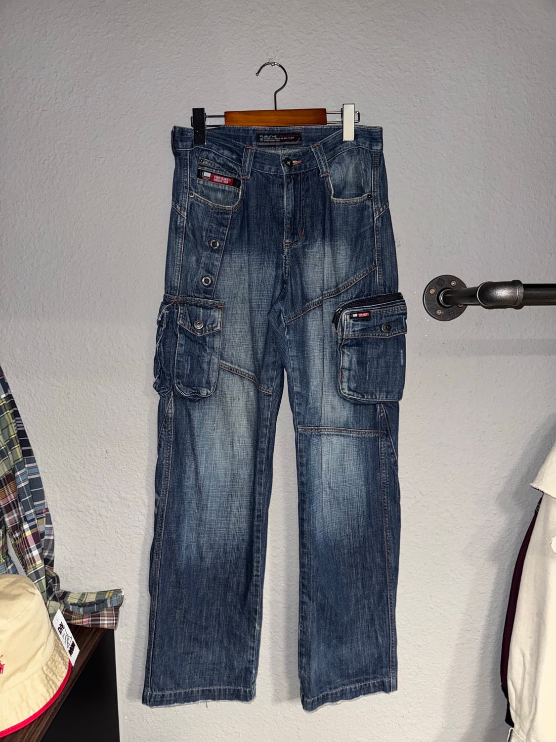 후부 데님 카고팬츠  상품이미지7