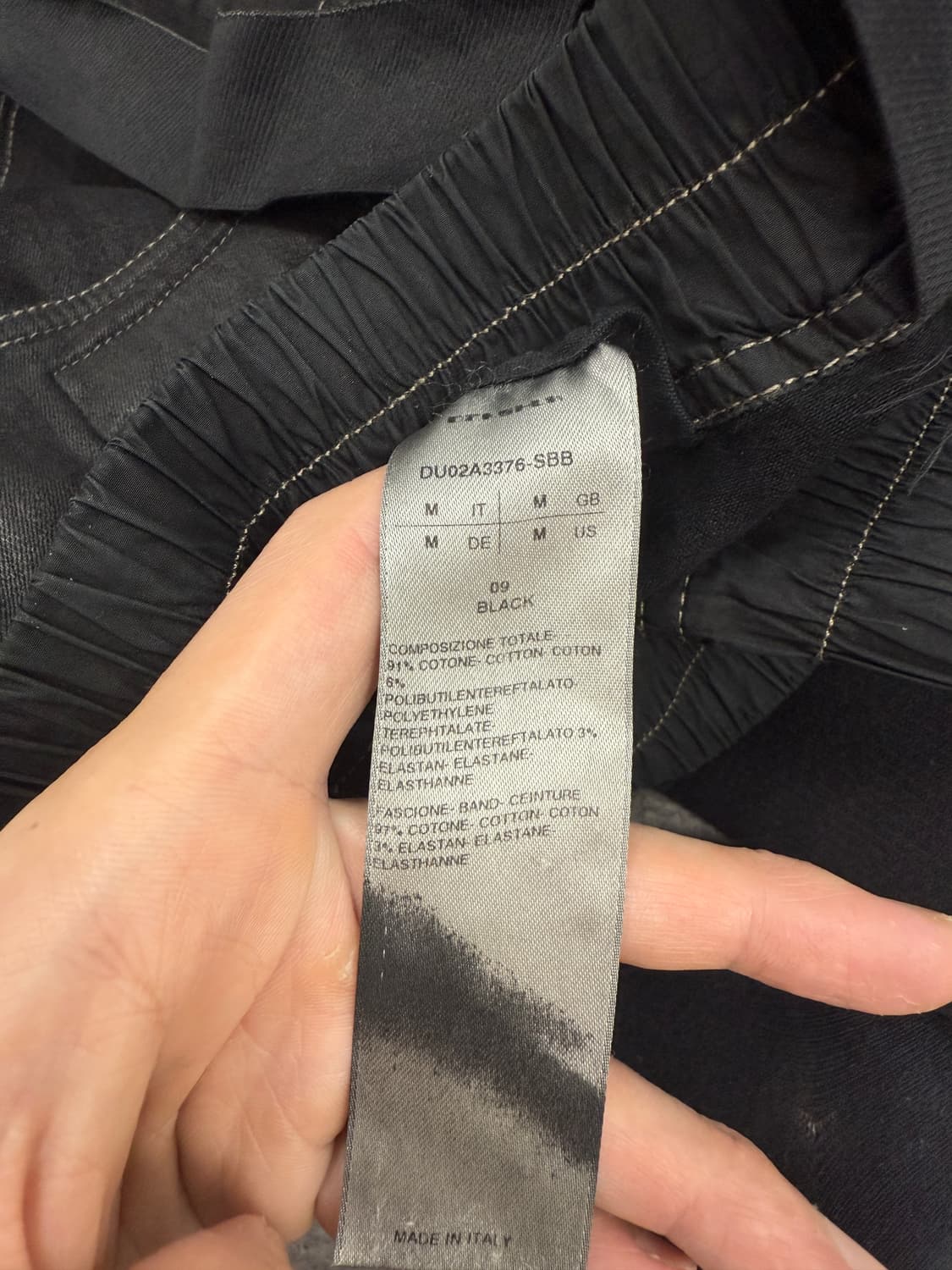 [무배/수수료x]릭오웬스 21fw 크리치 태권도 sbb [M사이즈] 상품이미지4