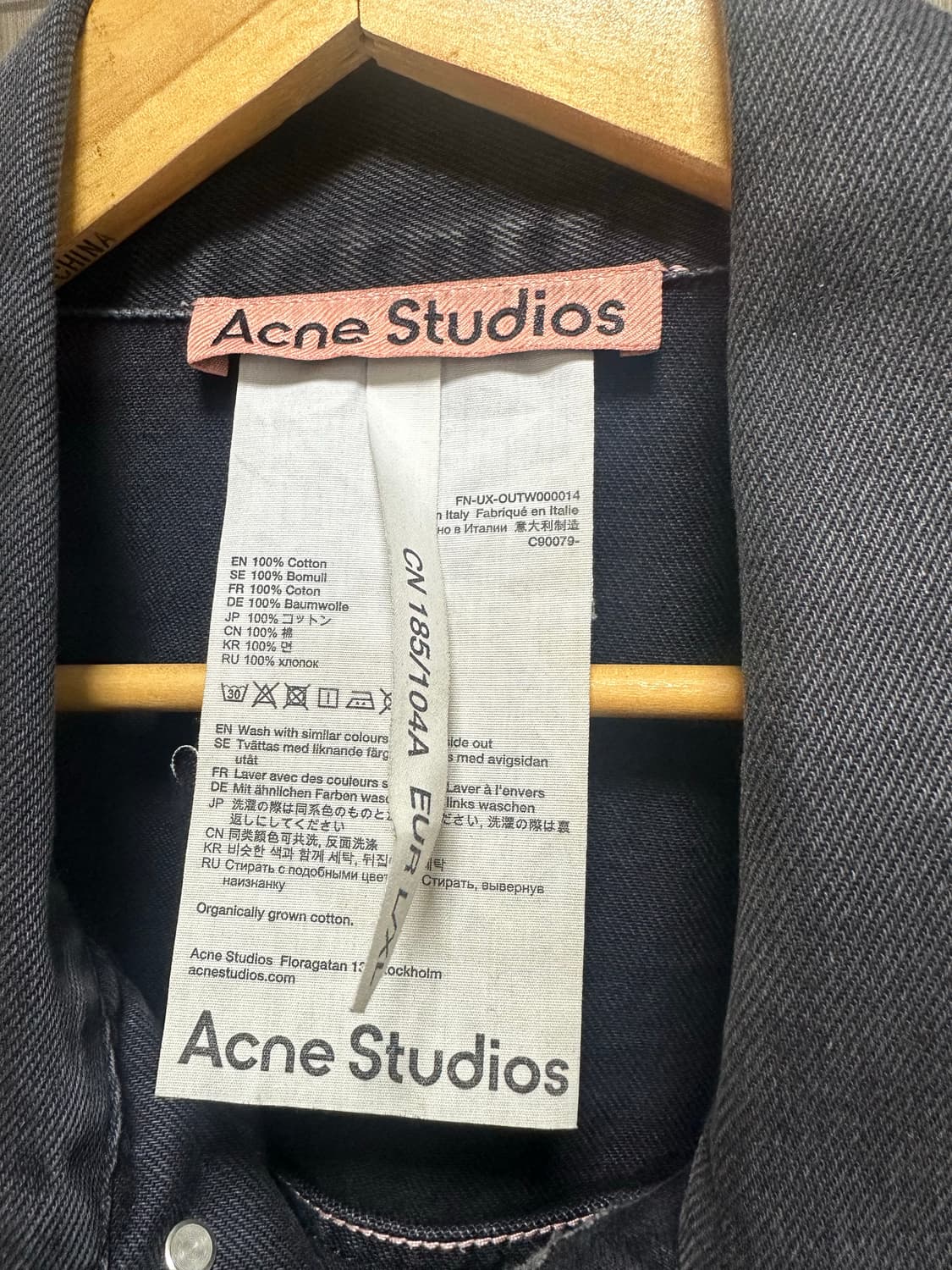 Acne studio denim jacket (over size fit) 상품이미지3
