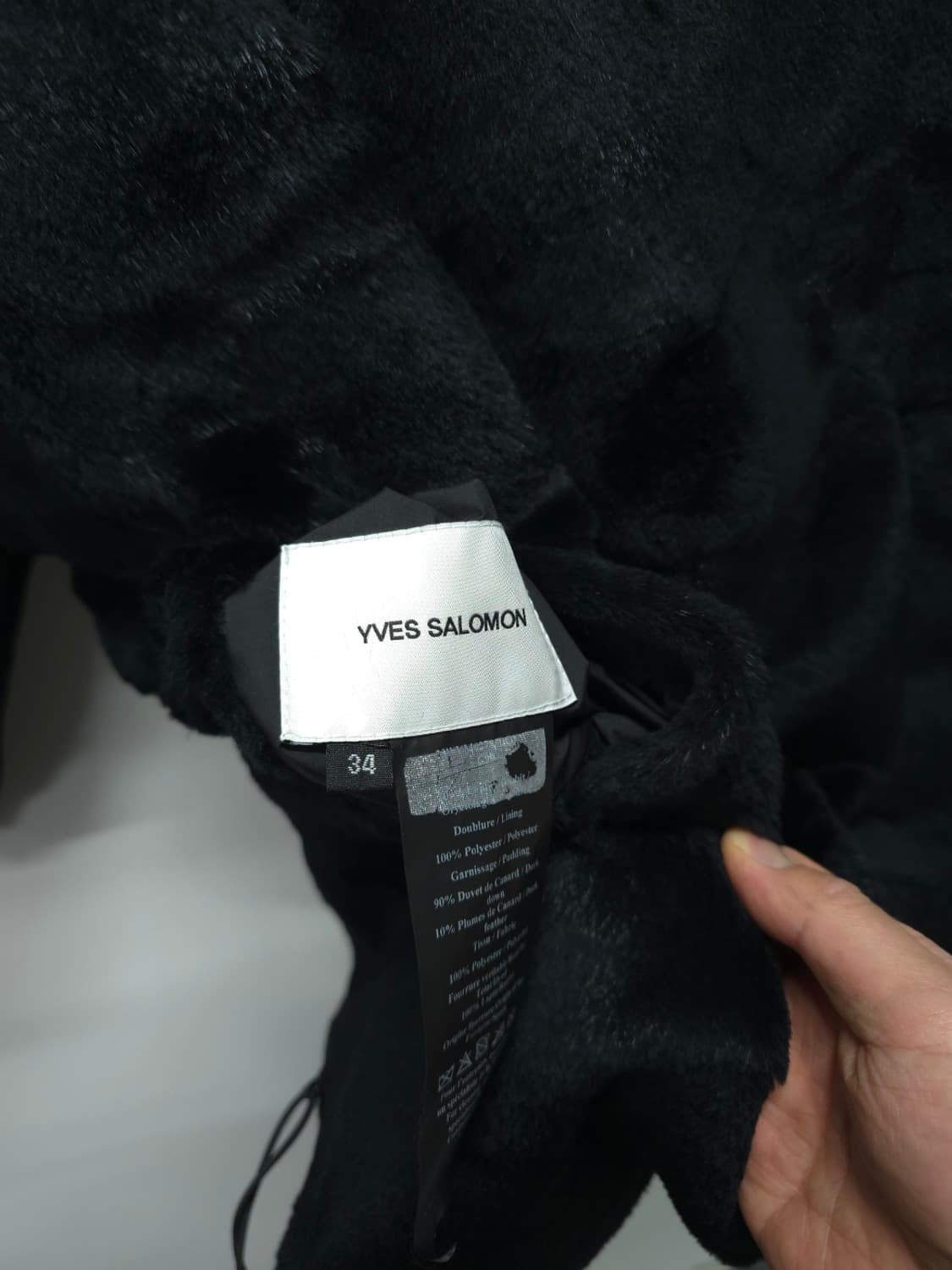 이브살로몬 토끼털 덕다운 리버시블 후드패딩 상품이미지10