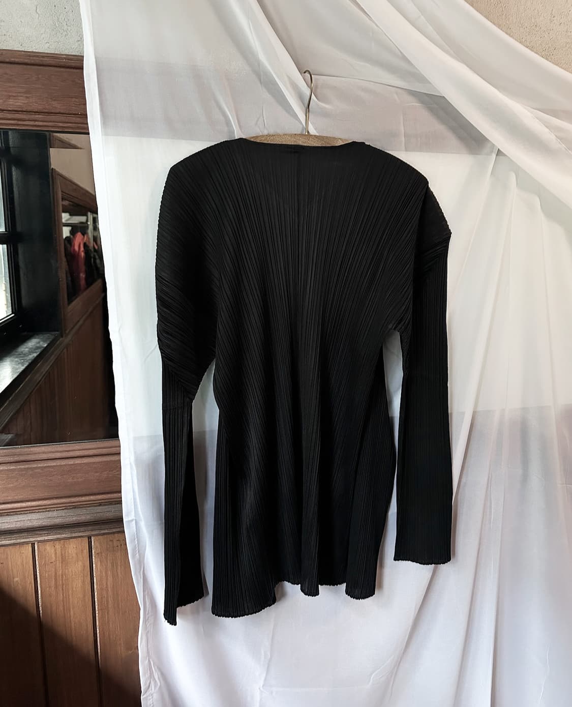 PLEATS PLEASE black cardigan 상품이미지9