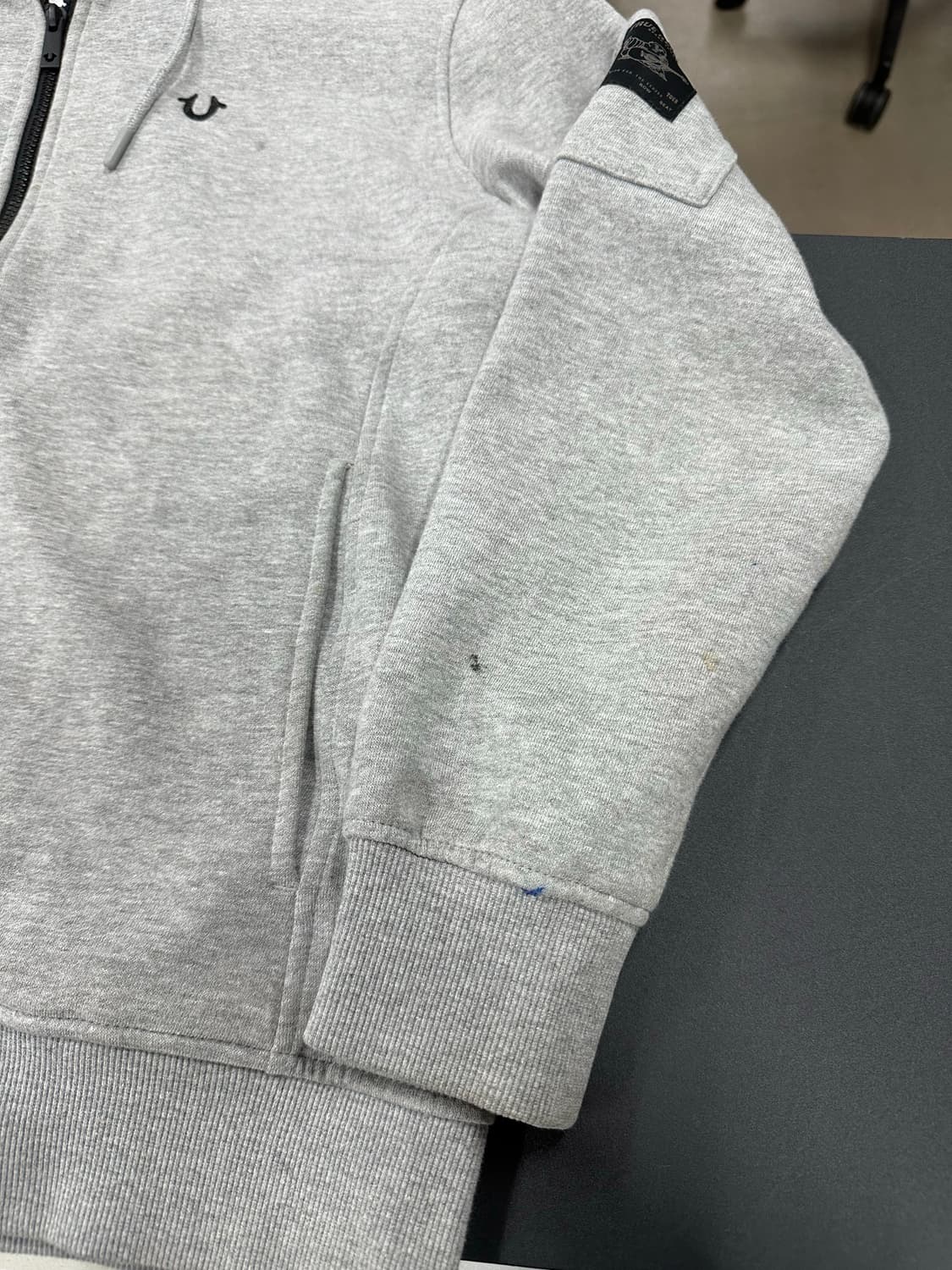 트루릴리전 포켓 패치로고 후드집업 상품이미지6