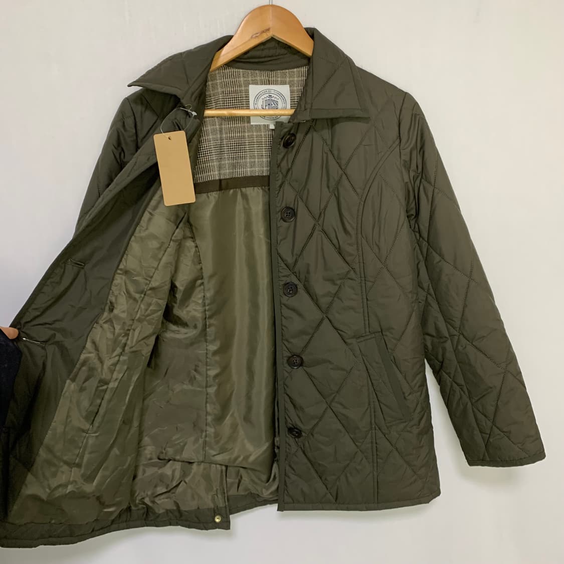 제이프레스 일본 빈티지 퀄팅 버튼 자켓 카키 점퍼 상품이미지7