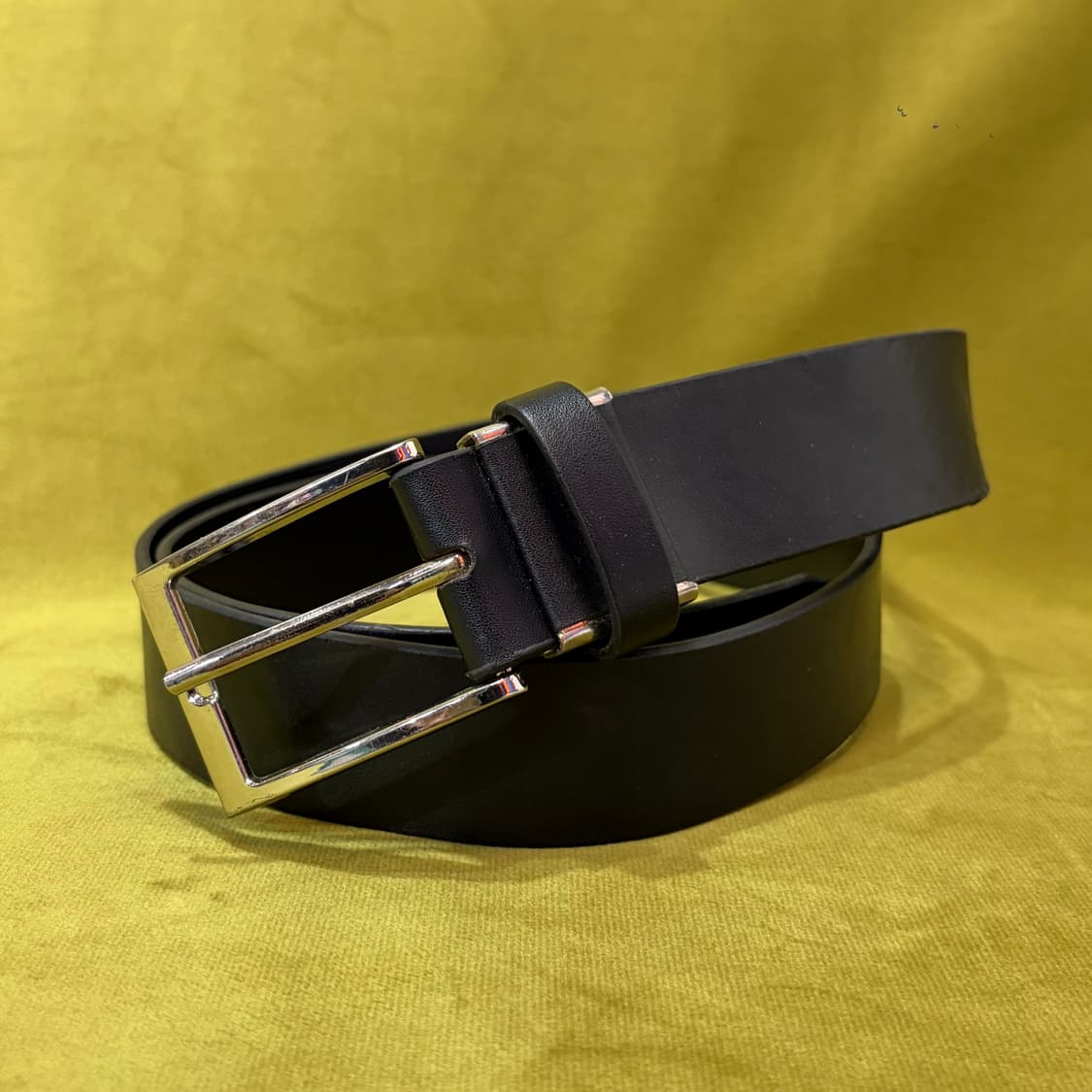 빈티지 블랙 PU 벨트 상품이미지1