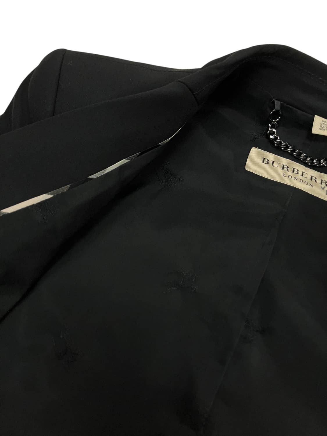 버버리 블랙 여성 정장 자켓 S 상품이미지2