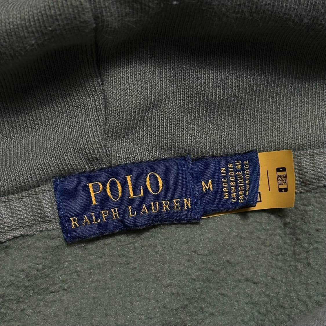 M 폴로랄프로렌 빅 멀티 포니 여성용 기모 그린 후드티 상품이미지4