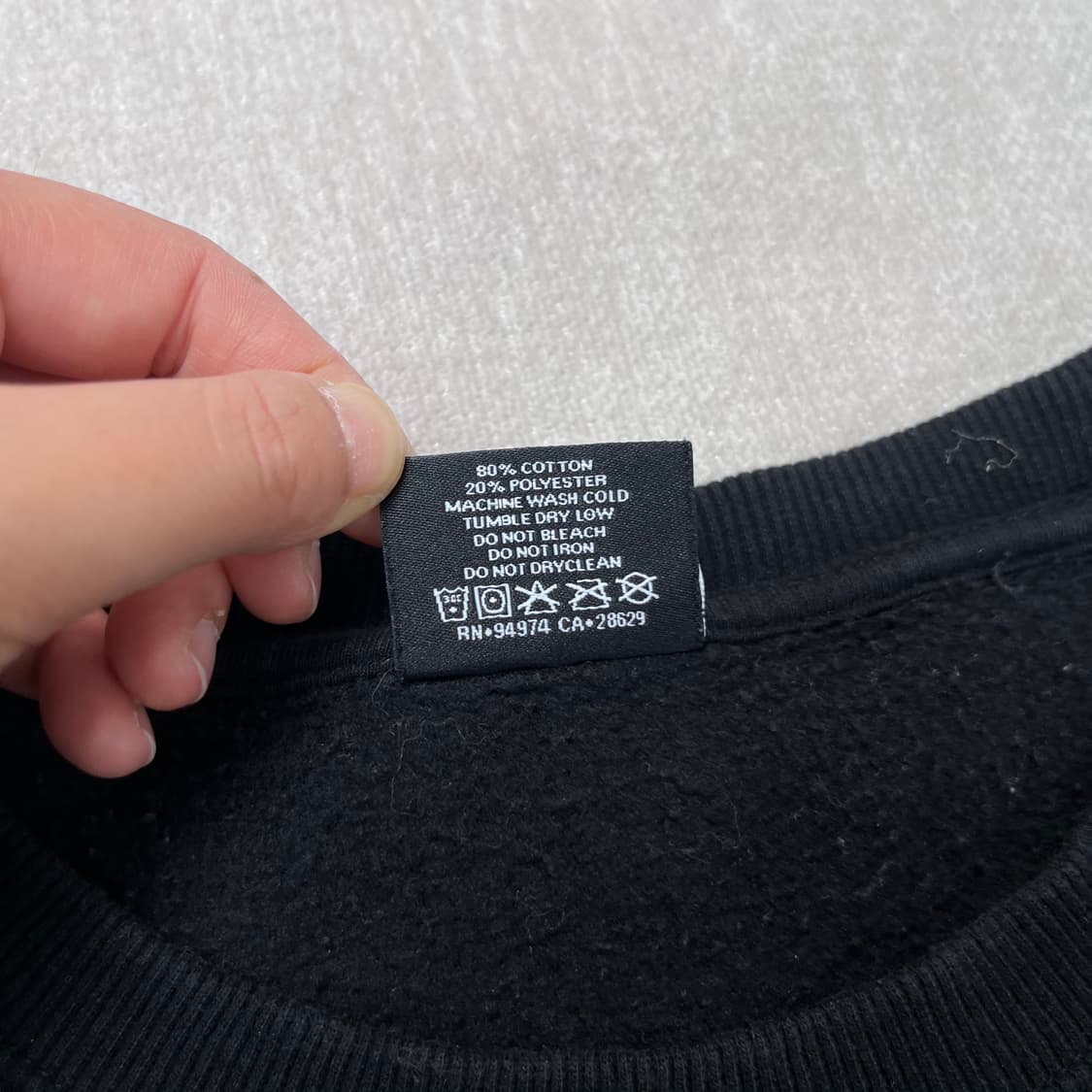 100 스투시 베이직 맨투맨 상품이미지4