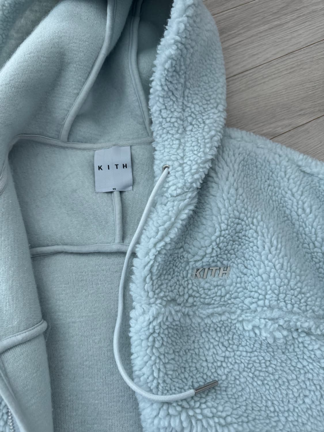 키스 시어링 집업후디 상품이미지4