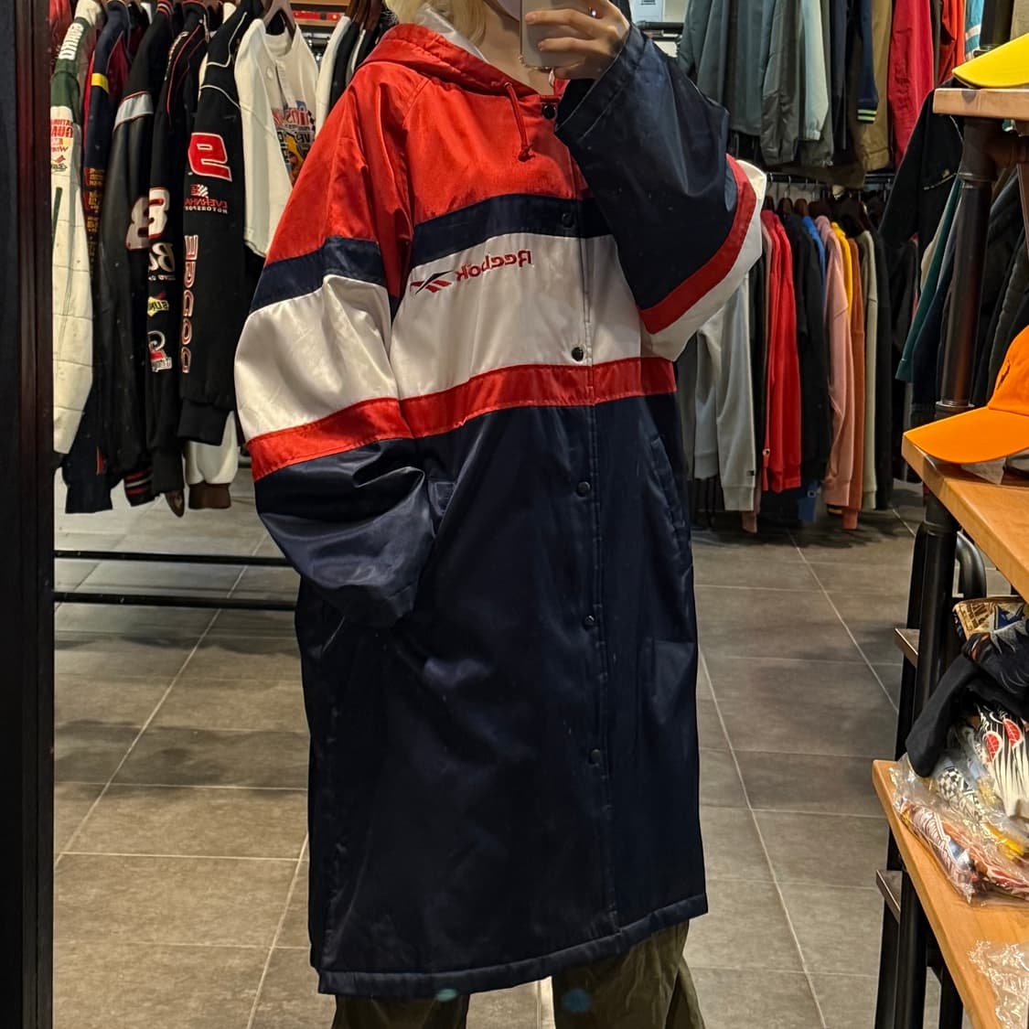 [NO.9] 리복 올드스쿨 롱 자켓 상품이미지3