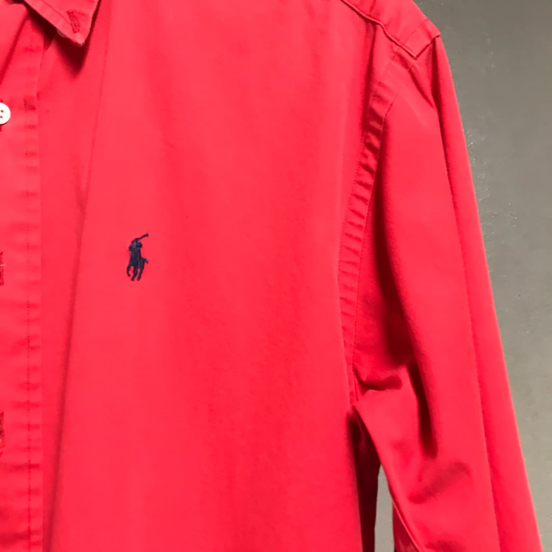 폴로 랄프로렌 레드 셔츠 L 상품이미지4