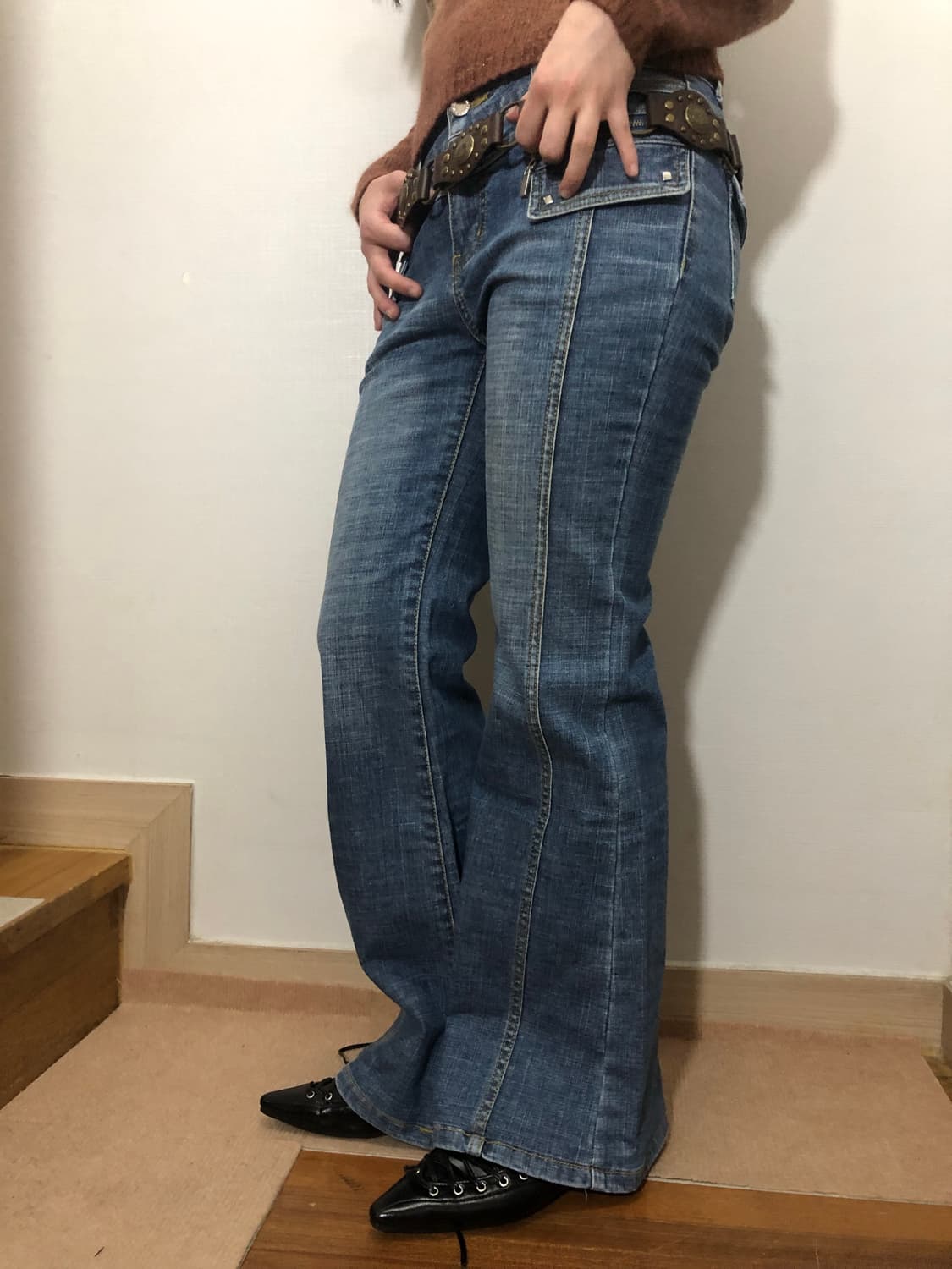 빈티지 데님 포켓 팬츠 상품이미지6