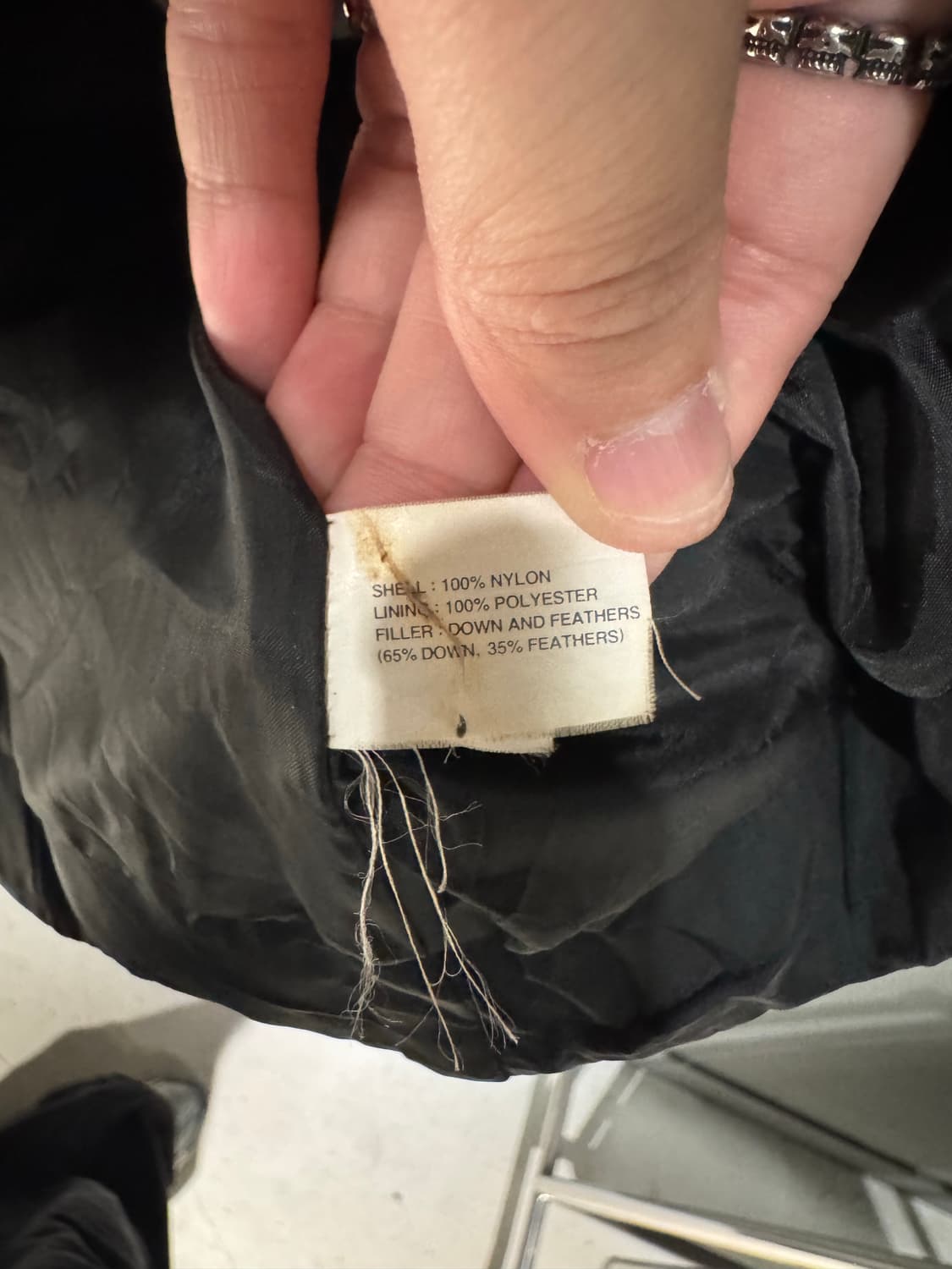 90s 올드 갭 퀼팅 다운 푸퍼베스트 상품이미지6