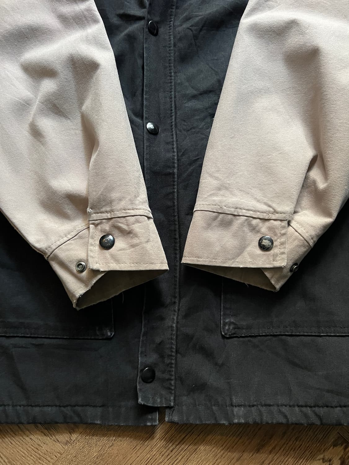 [XL]80's Made in USA 요크 캔버스 블랭킷 워크자켓 상품이미지6