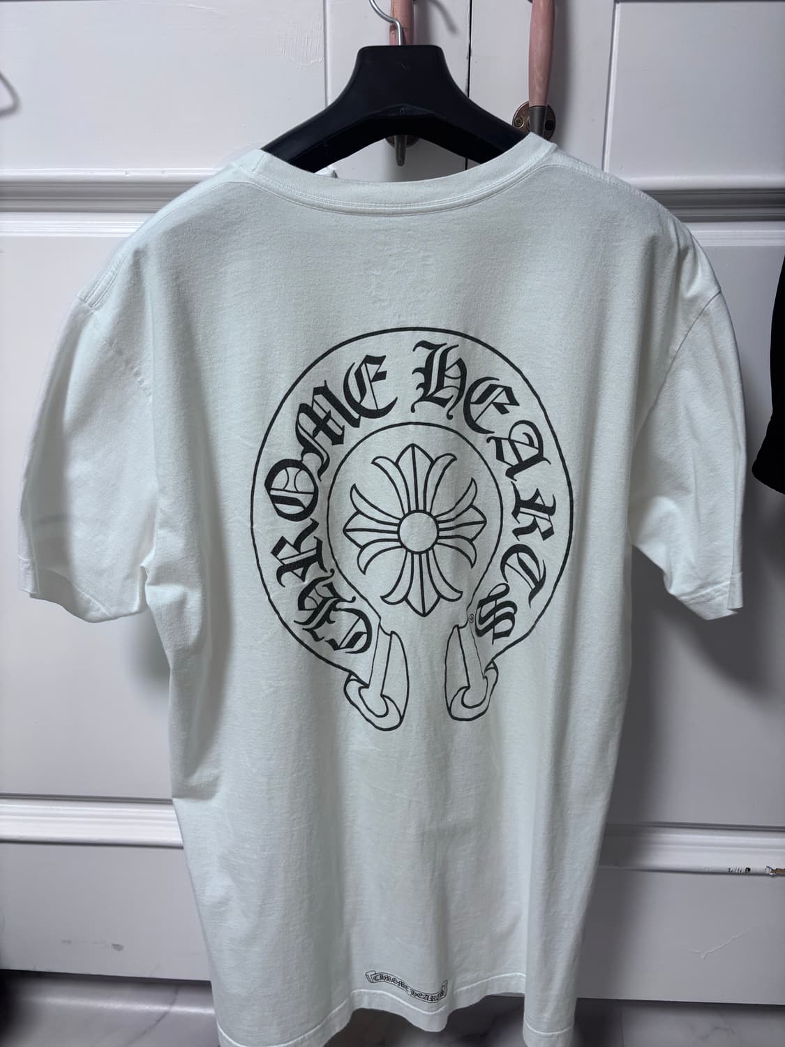 크롬하츠 홀스슈 티셔츠 화이트 상품이미지3