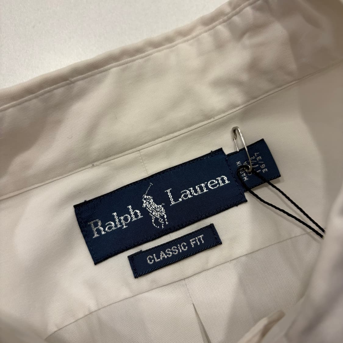 [XL] 폴로 랄프로렌 클래식핏 화이트 긴팔 셔츠 C972 상품이미지4