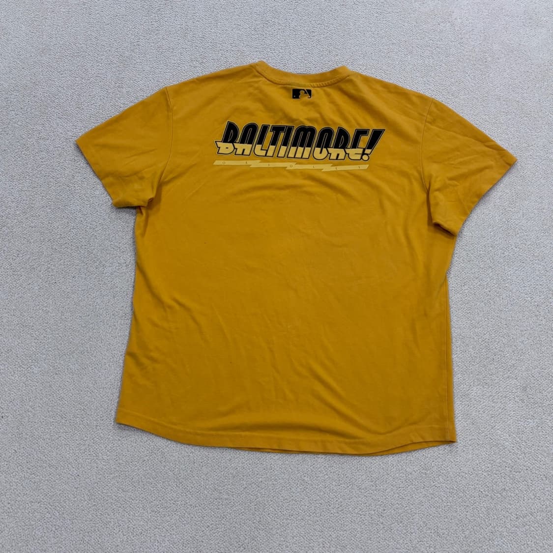 105 MLB 노란색 반팔 티셔츠 0410E 상품이미지2