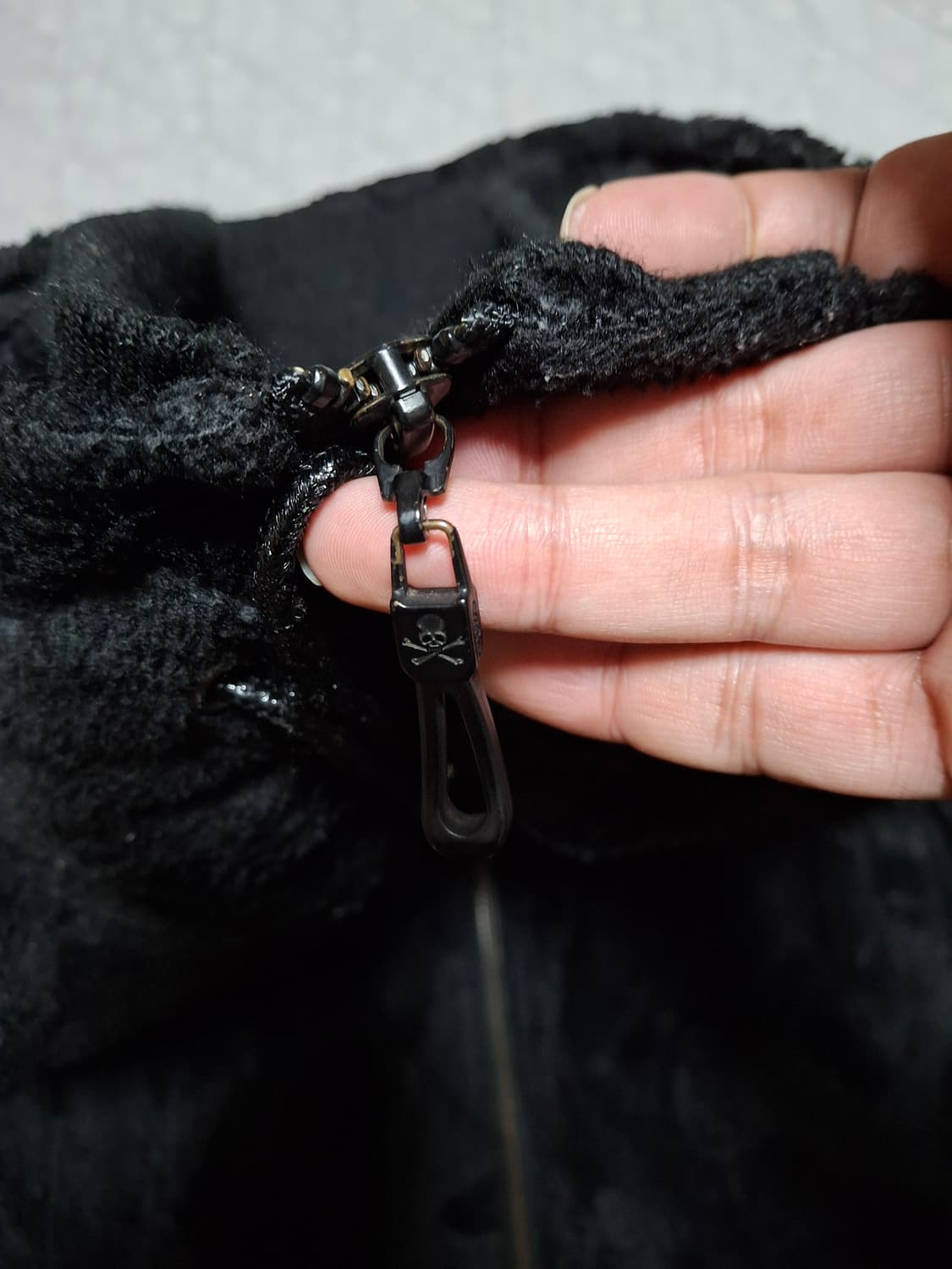 로엔x시멘틱디자인 카모패턴 스컬 후리스,재킷 상품이미지5